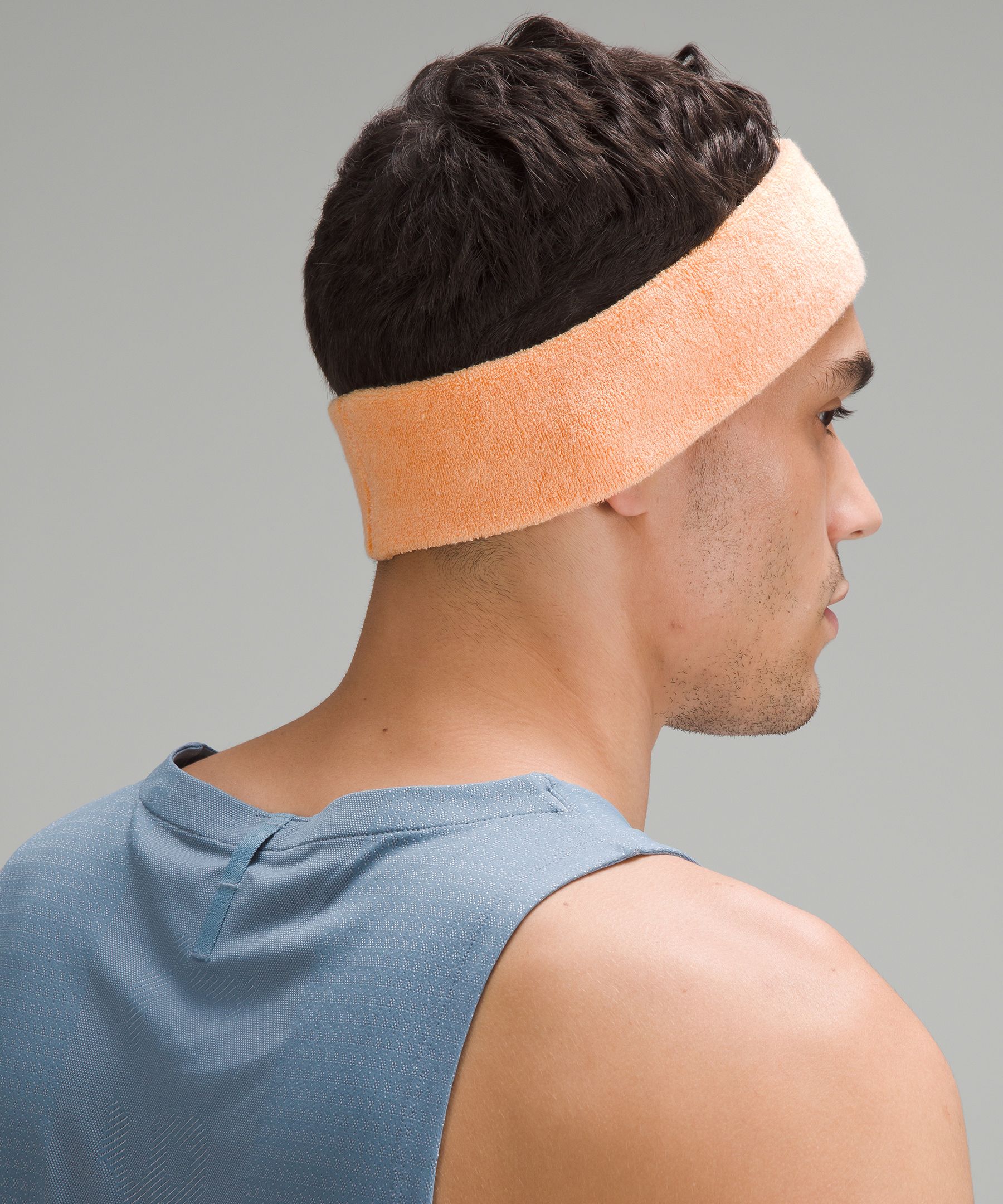 Shop Lululemon Cotton Terry Sweatband