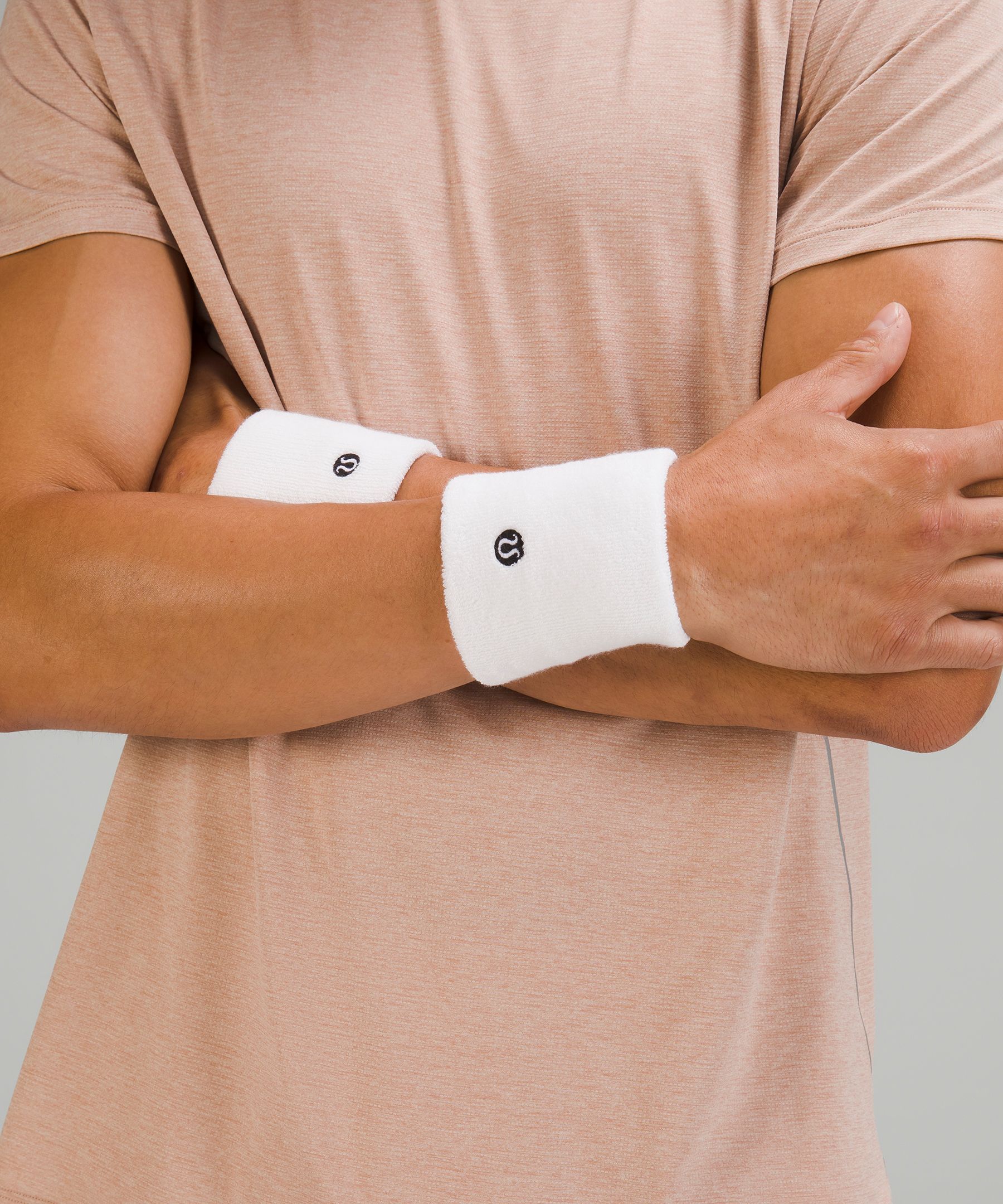 Shop Lululemon Cotton Terry Wristband 2 Pack