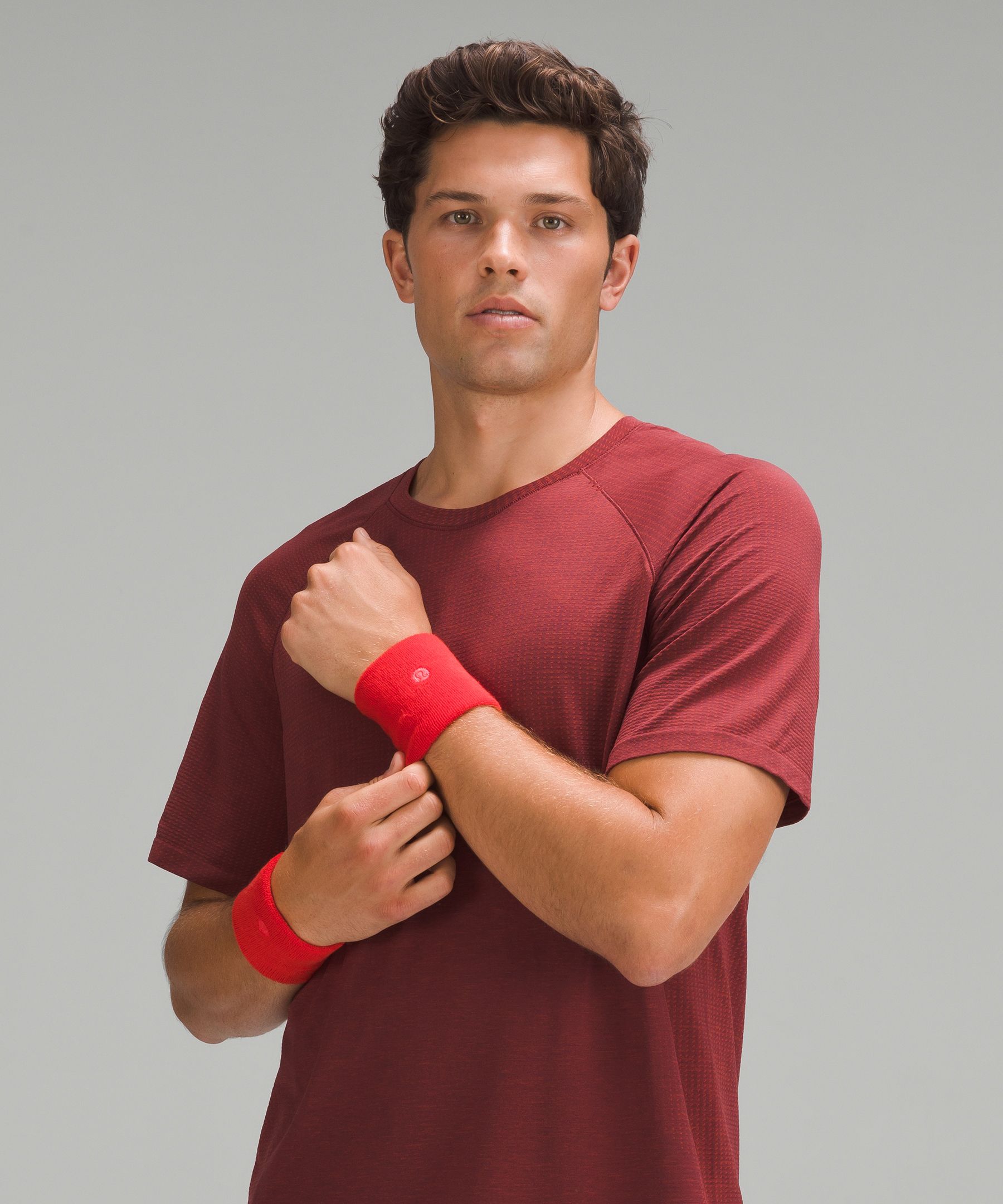 Shop Lululemon Cotton Terry Wristband 2 Pack