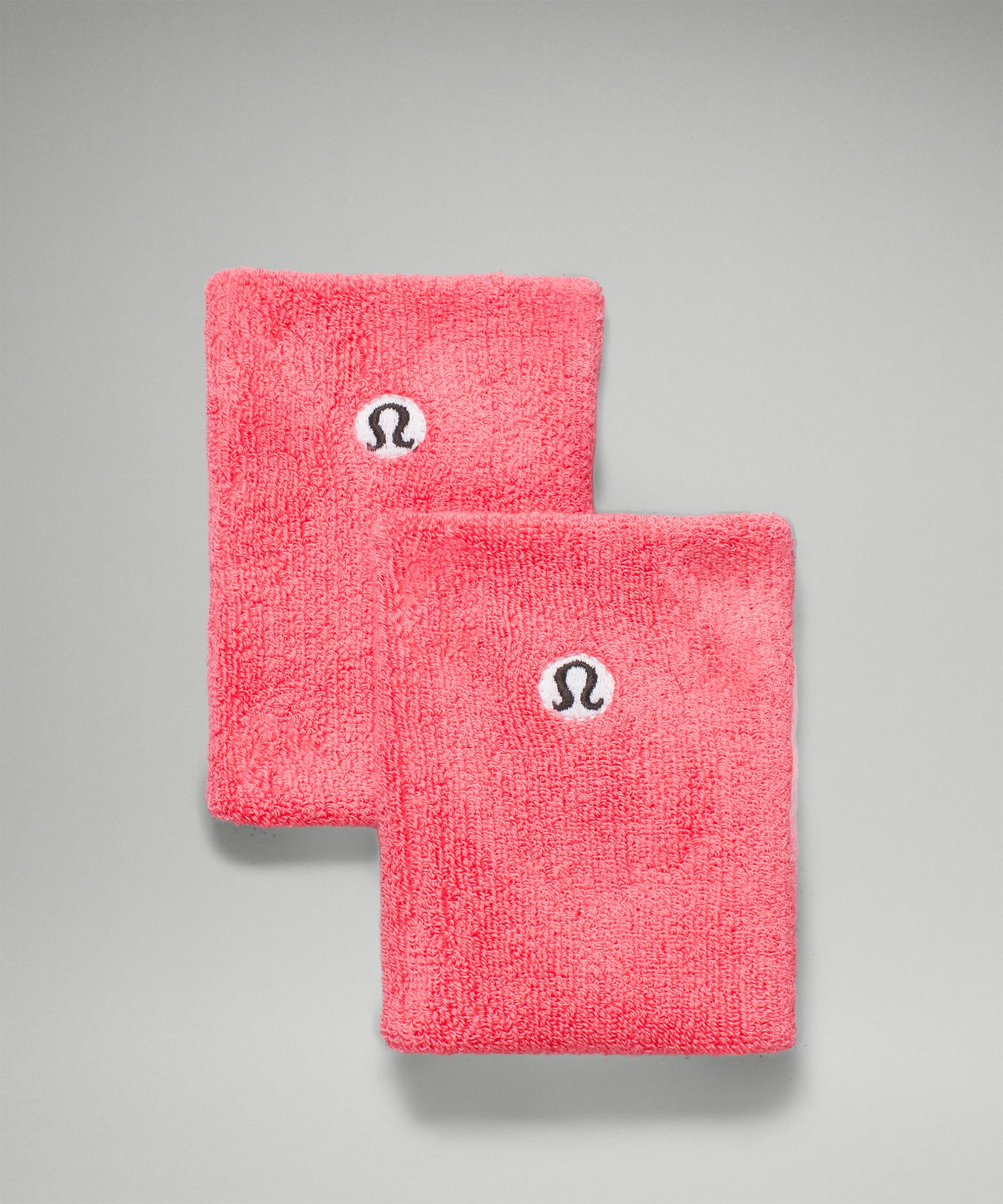 Lululemon Cotton Terry Wristband In Guava Pink