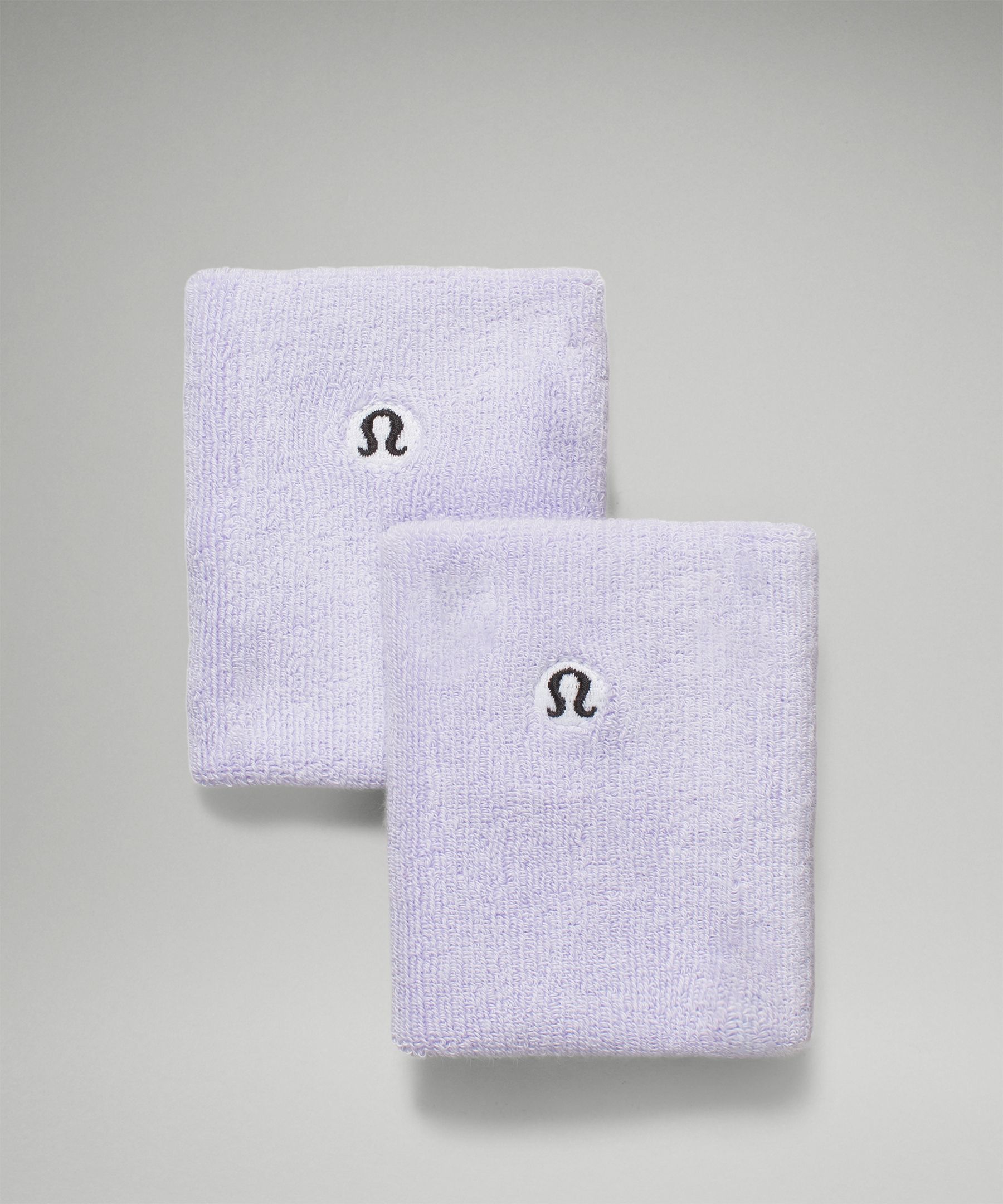 Lululemon Cotton Terry Wristband In Lavender Fog