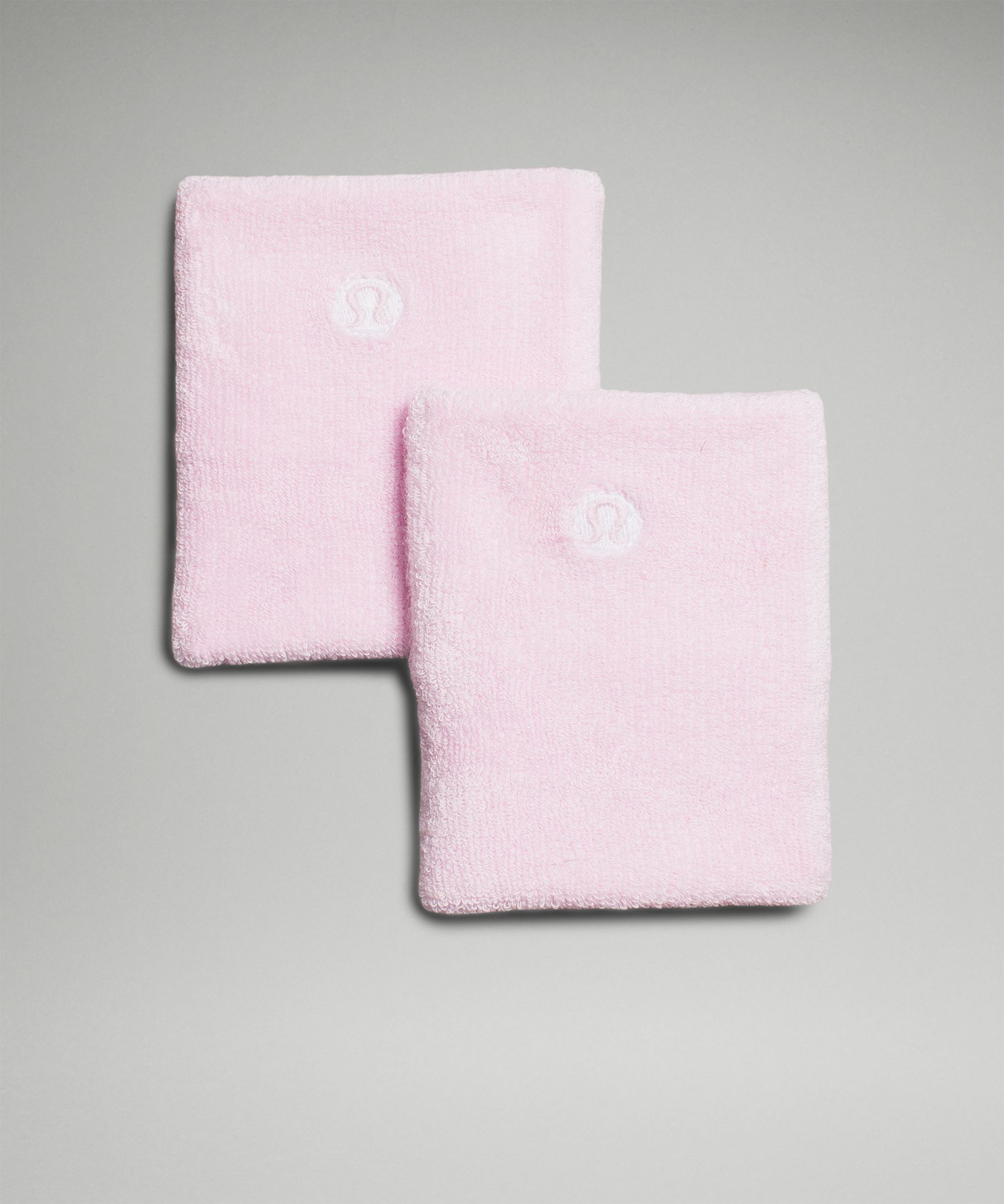 Lululemon Cotton Terry Wristband 2 Pack In Pink
