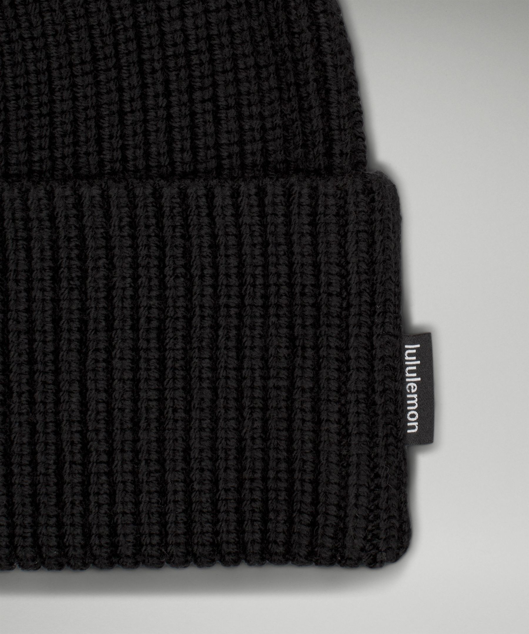 Ribbed Merino Wool-Blend Knit Beanie, Hats