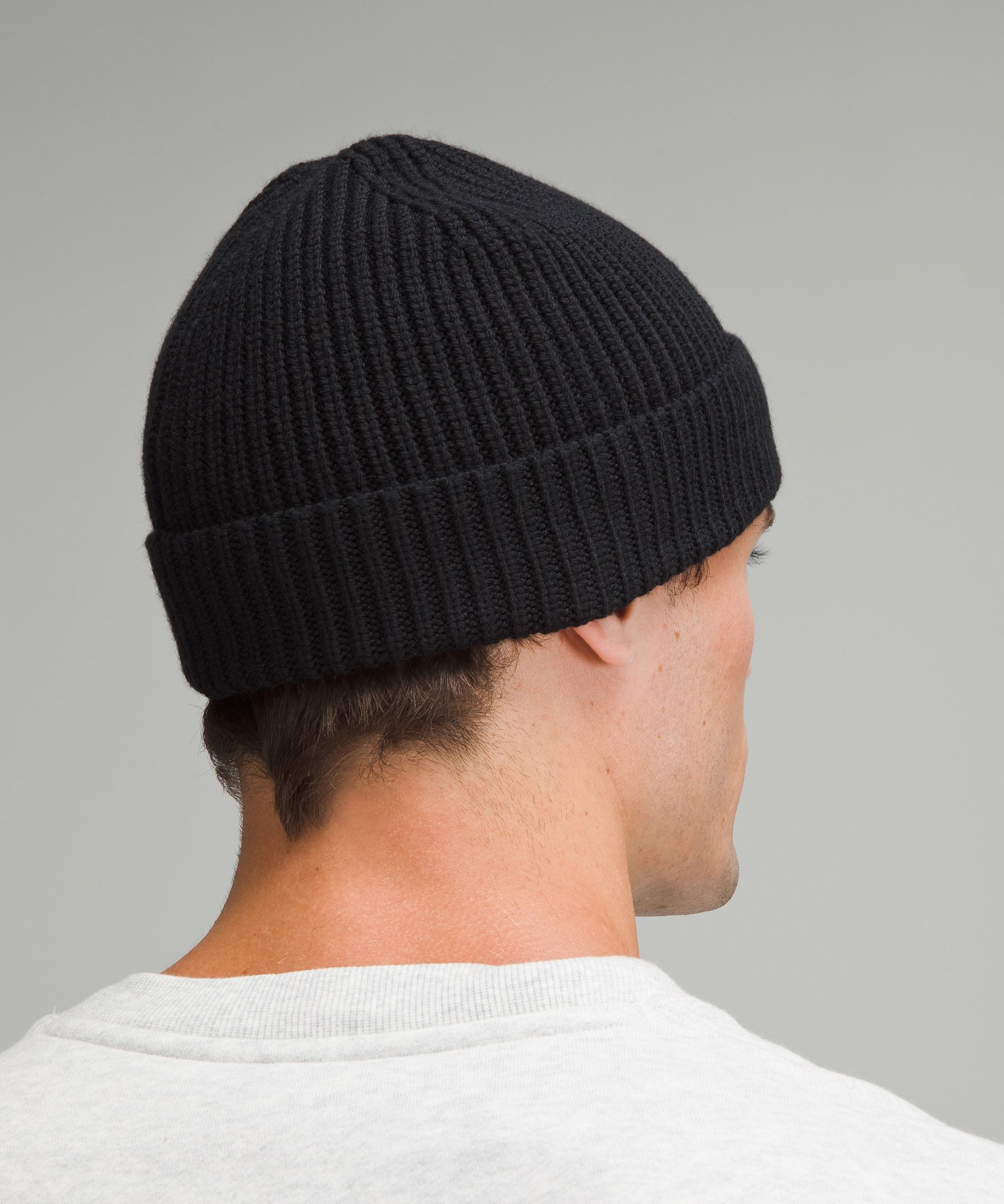 Close-Fit Wool-Blend Ribbed Knit Beanie | Hats | Lululemon UK