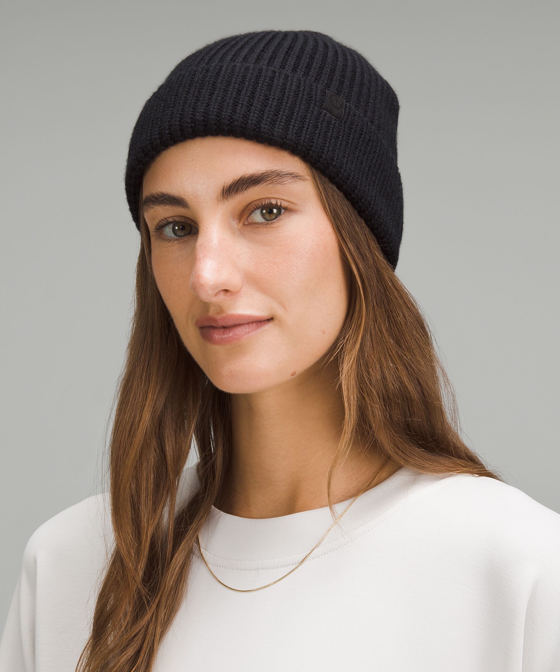 Close-Fit Wool-Blend Ribbed Knit Beanie | Hats | Lululemon UK