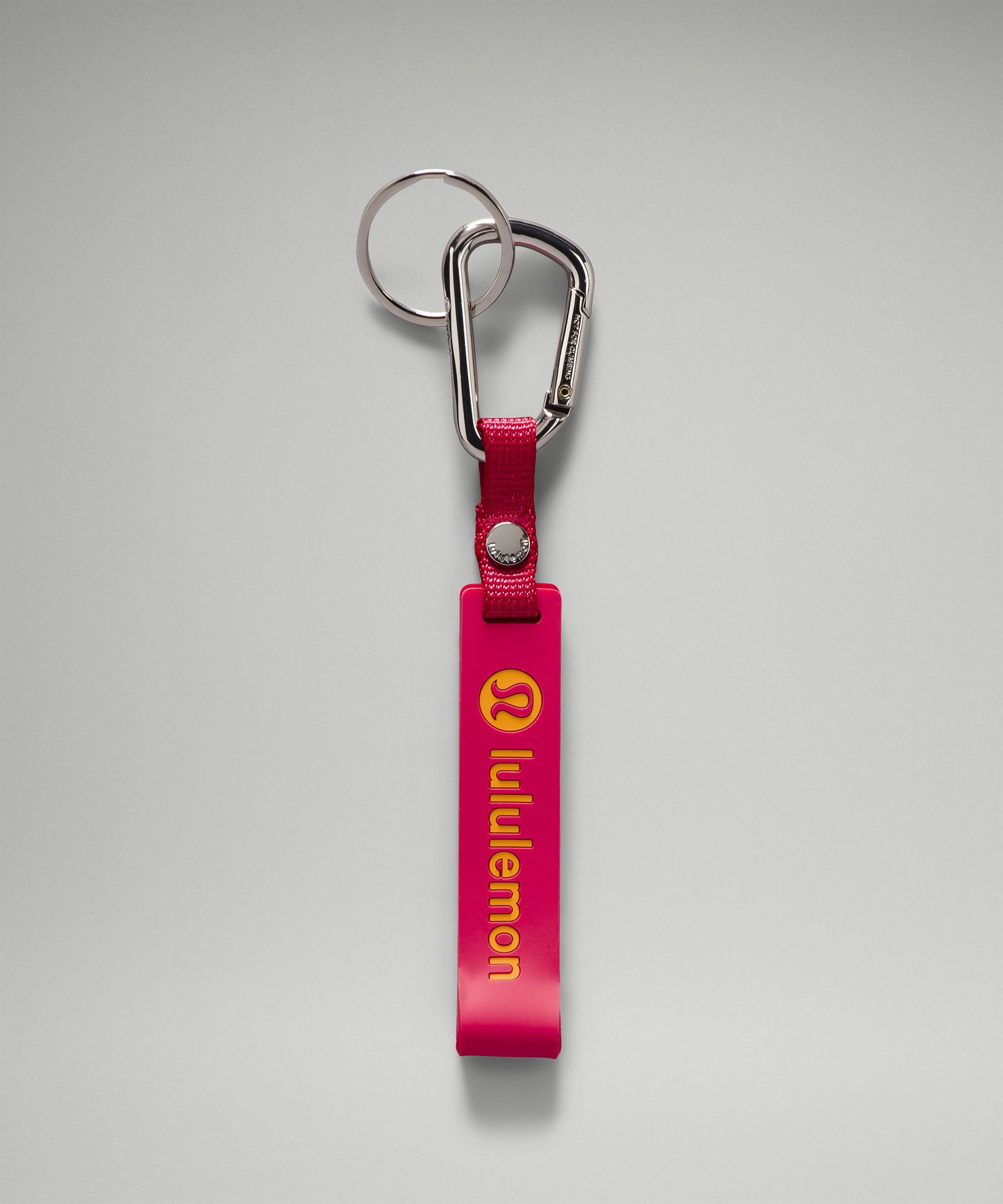 Lululemon Silicone Keychain In Green