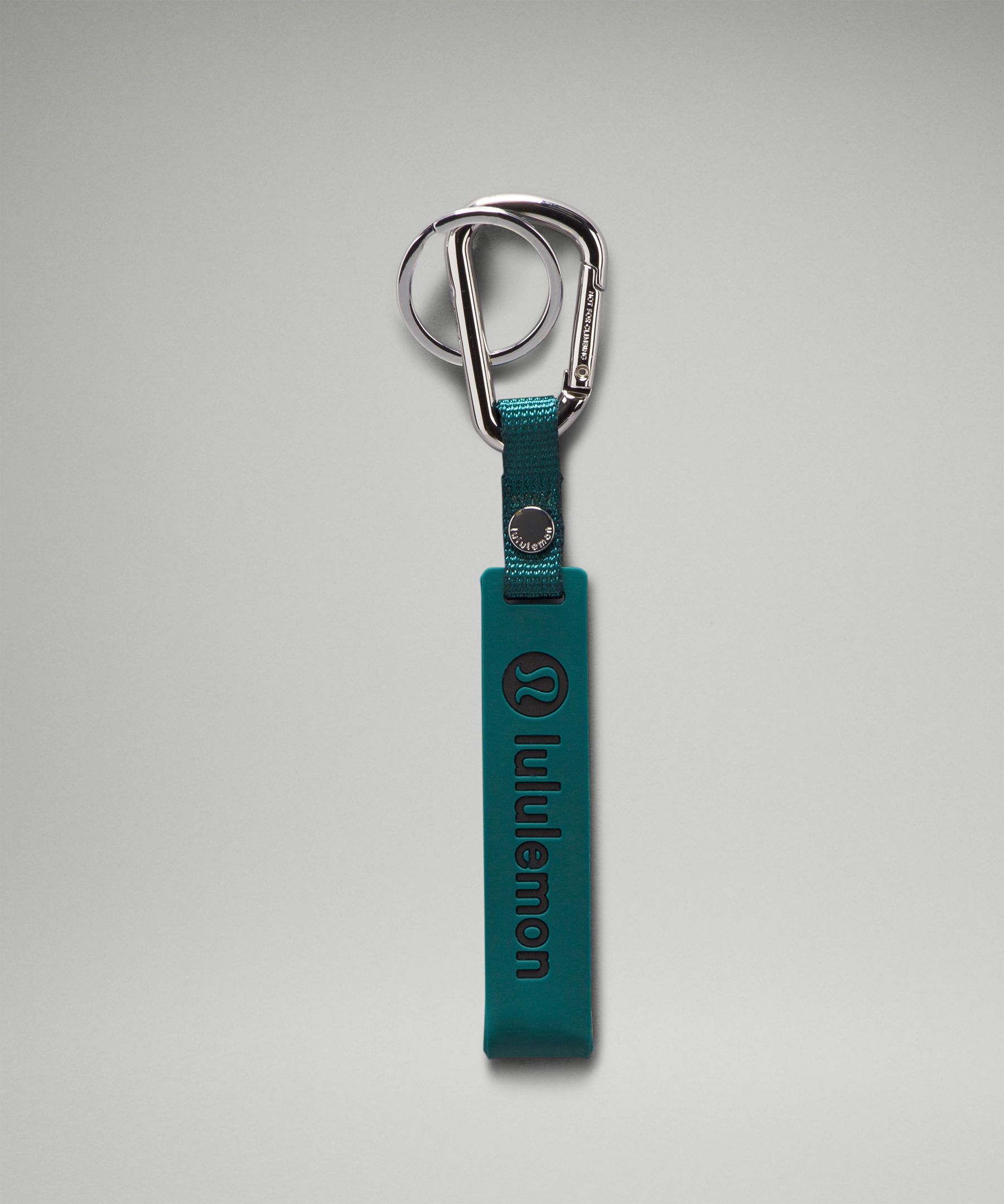 Lululemon Silicone Keychain In Green