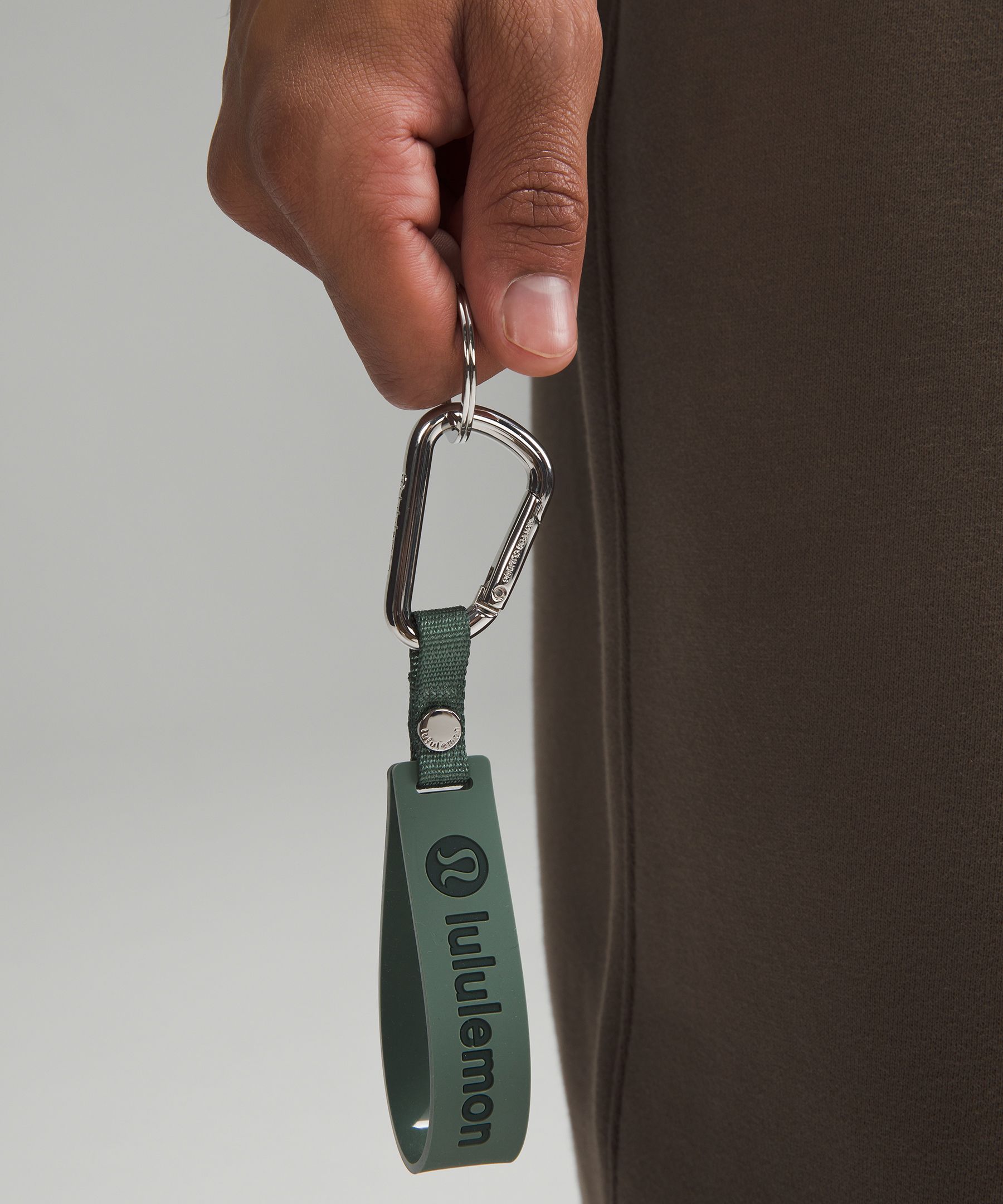 Brand Silicone Greenwhite In Keychain Size Nwt Kohlrabi Lululemon New One, Key & Card Holders