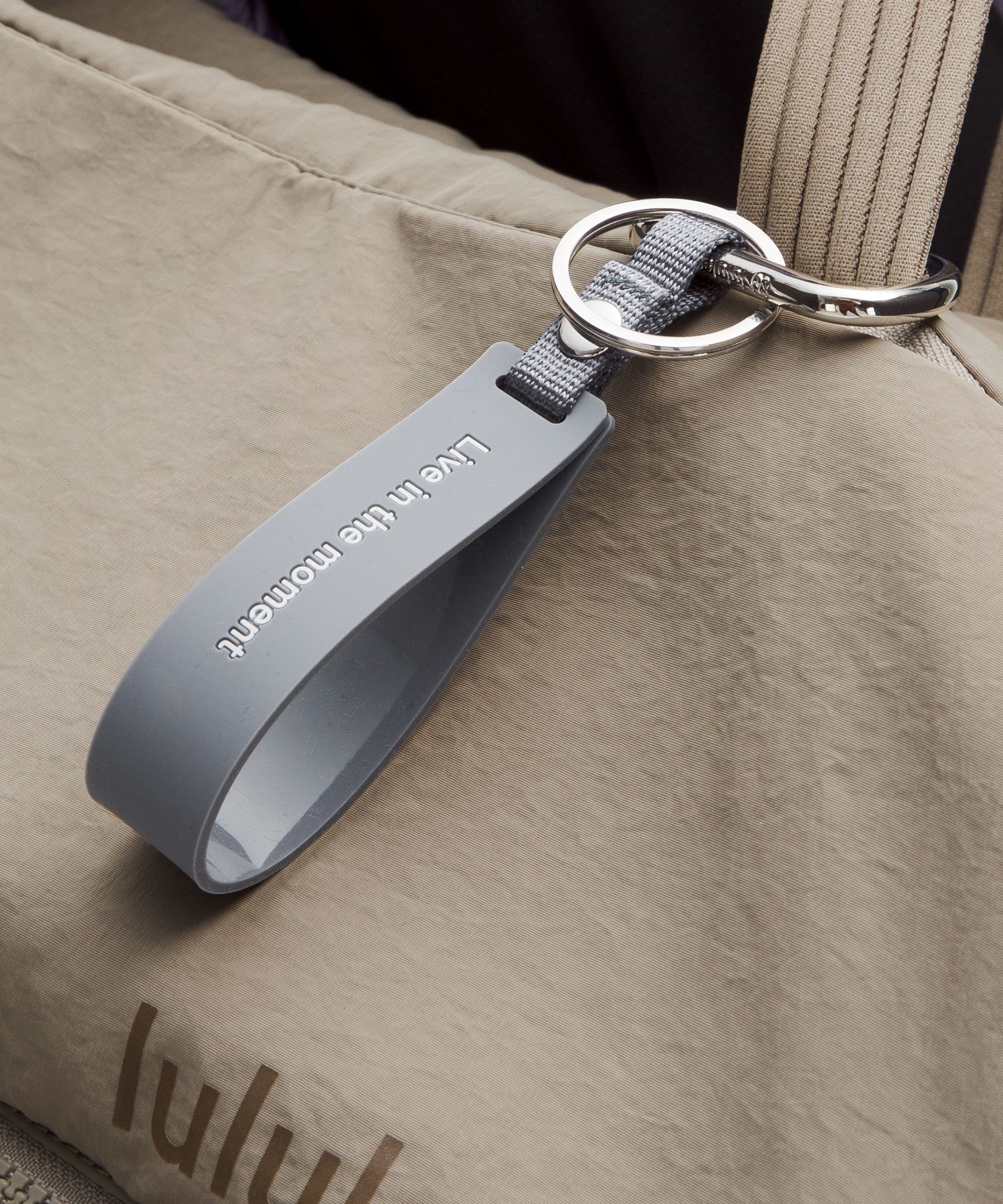 Lululemon - Silicone Keychain - Grey,neutral/solar Grey/starch Blue