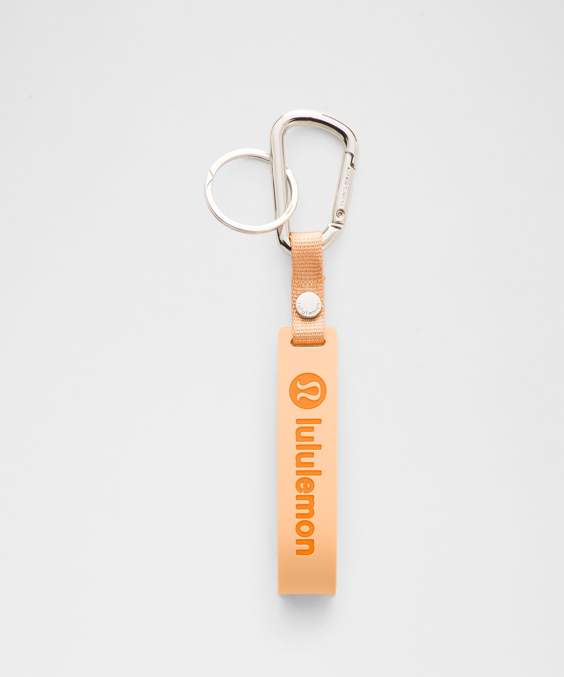 Lululemon - Silicone Keychain - Rock Melon/lit Orange