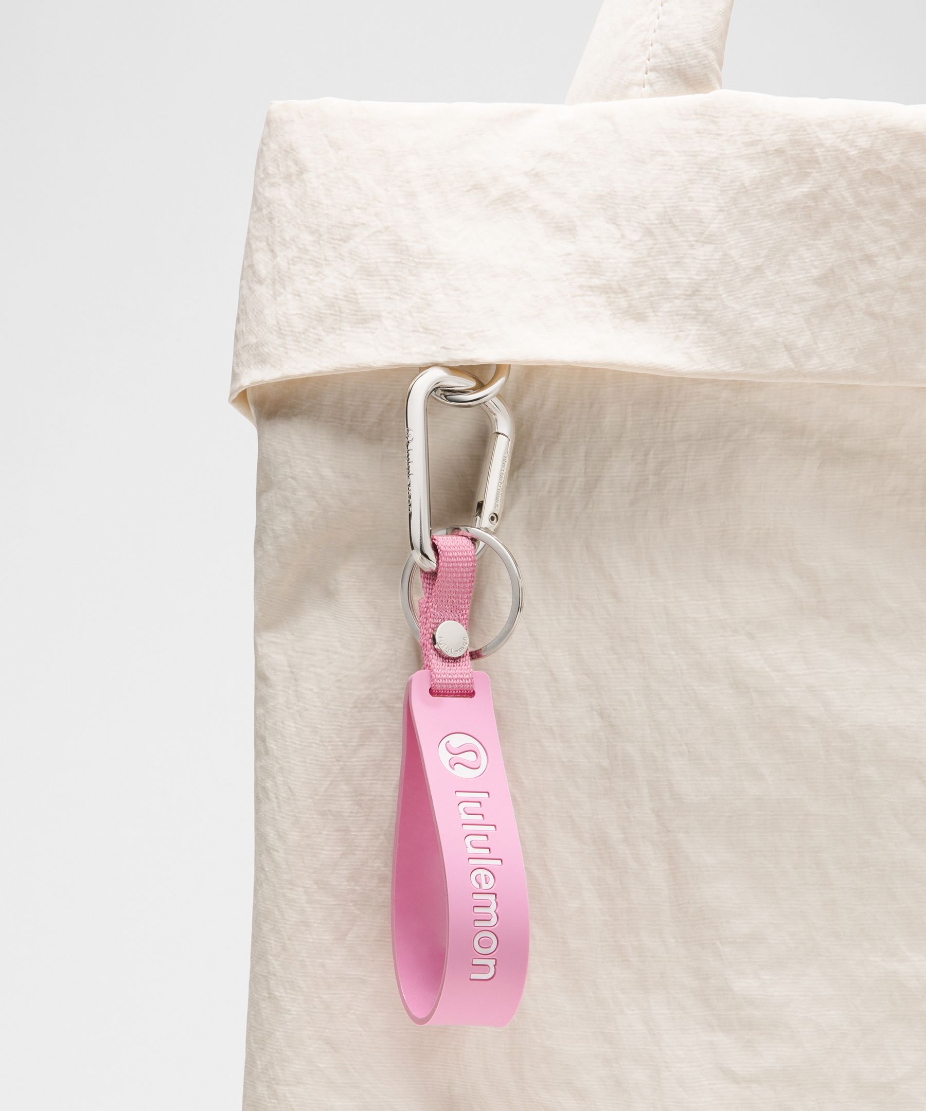 Lululemon Silicone Keychain