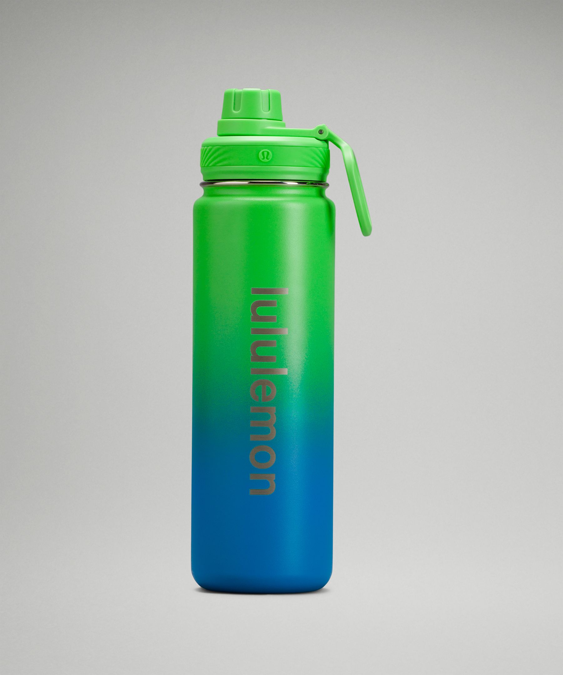 Lululemon Back To Life Sport Bottle 24oz In Scream Green/poolside