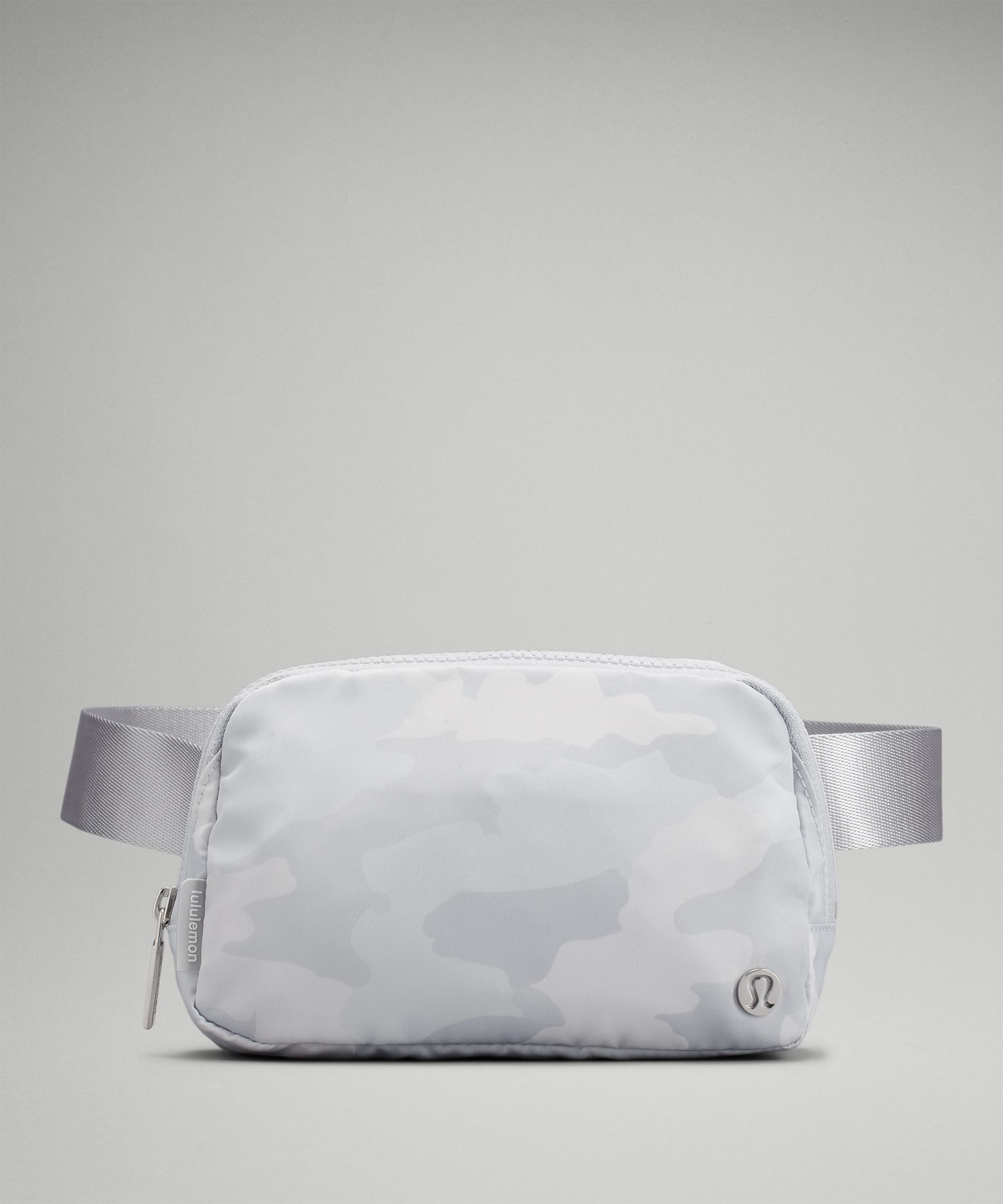 Lululemon Clear Belt Bag 1L Logo - Black/Neutral Water-Resistant Fabric