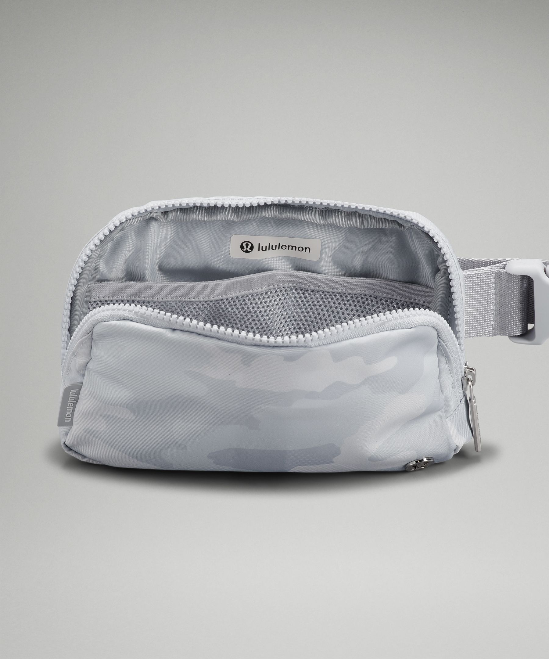 white camo lululemon belt bag