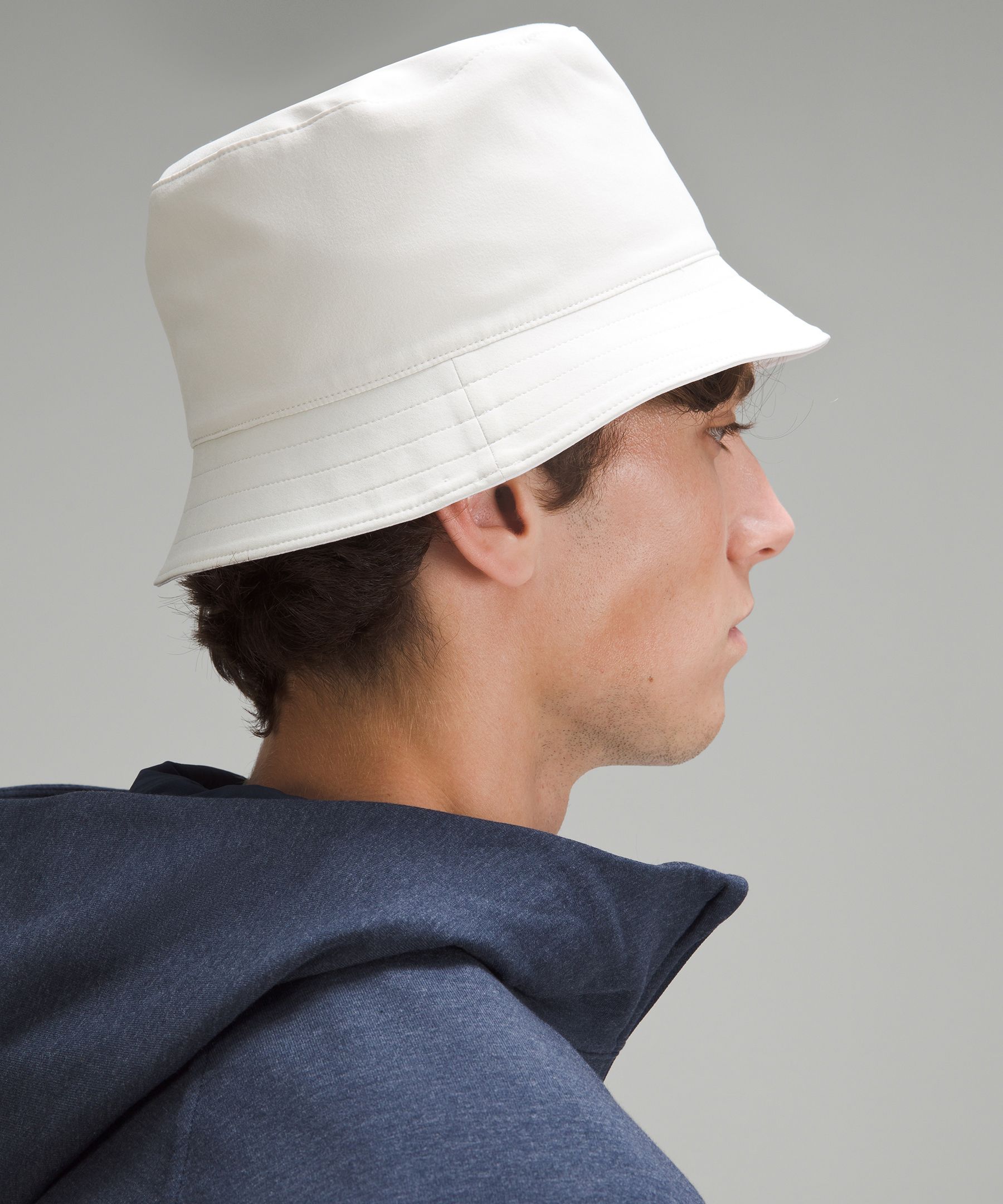 Lululemon Casual Both Ways Reversible Bucket Hat | White|Neutral - Size L/XL