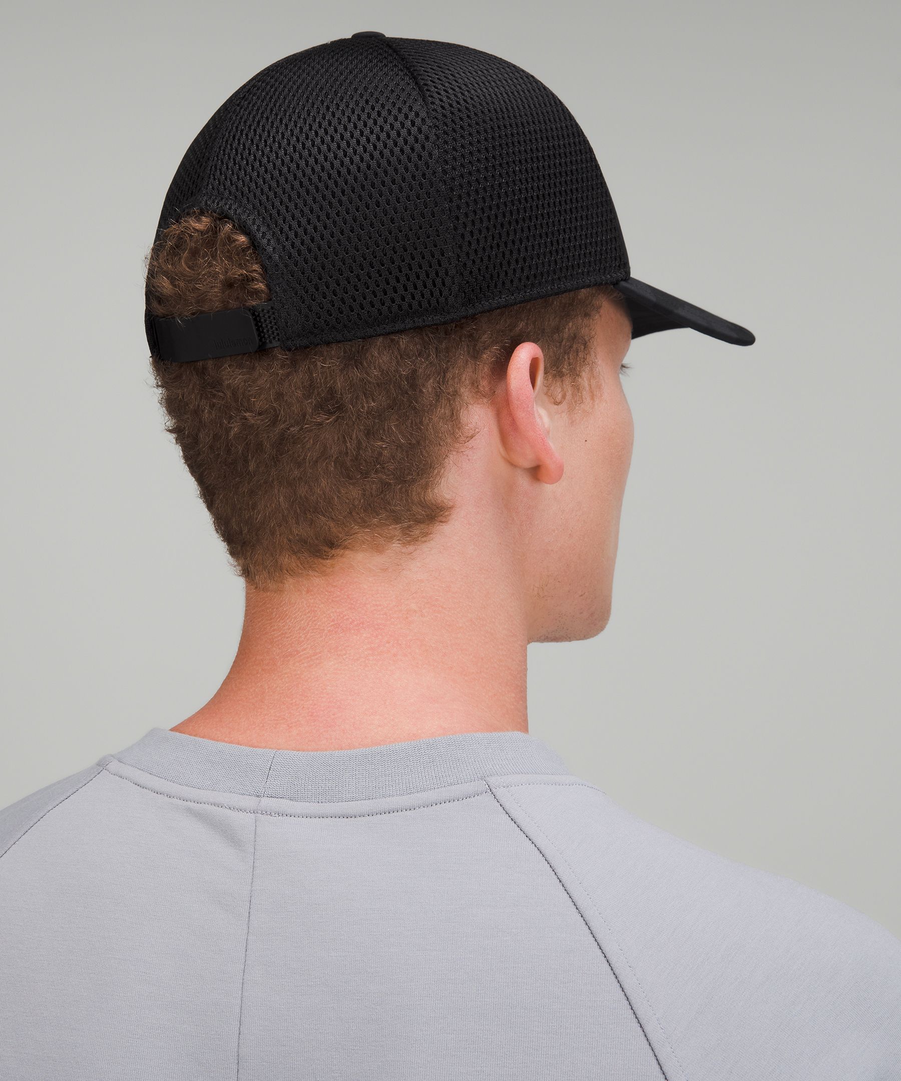 Shop Lululemon Trucker Hat In Heritage 365 Camo Deep Coal /black