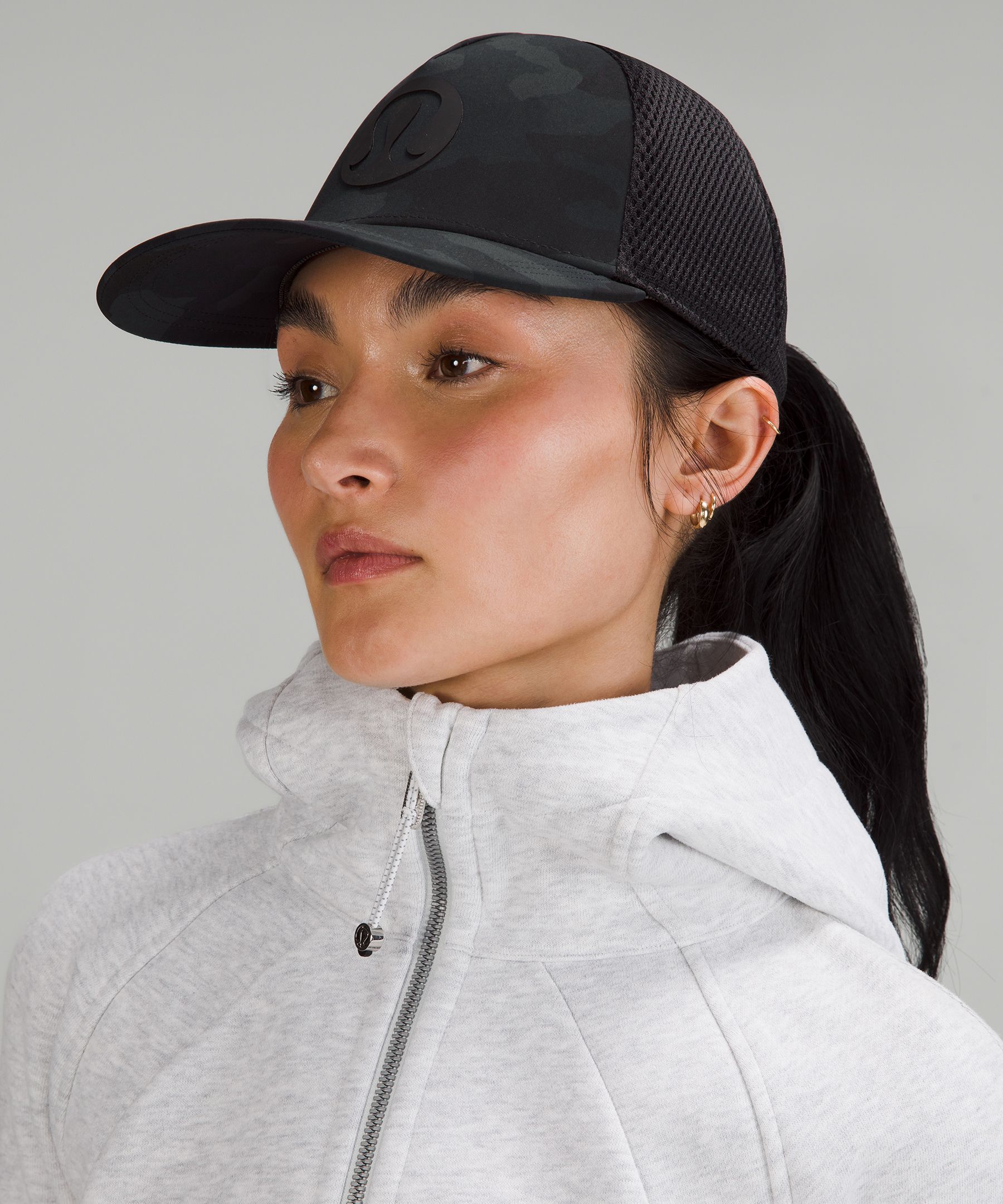 Lululemon Black Marble Cap Dad Hat - NEW