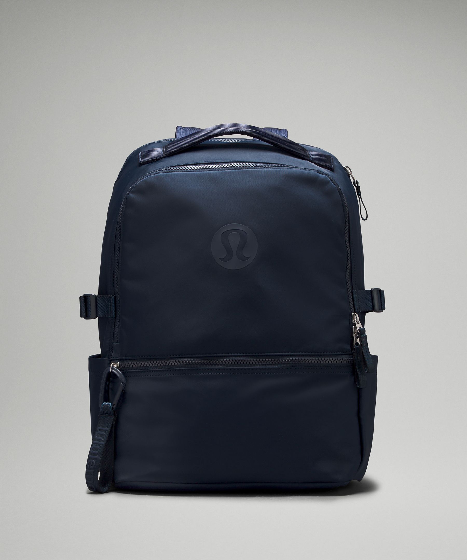 Lululemon Clear Backpack Mini 10L Logo - Black/Neutral Water-Resistant Fabric