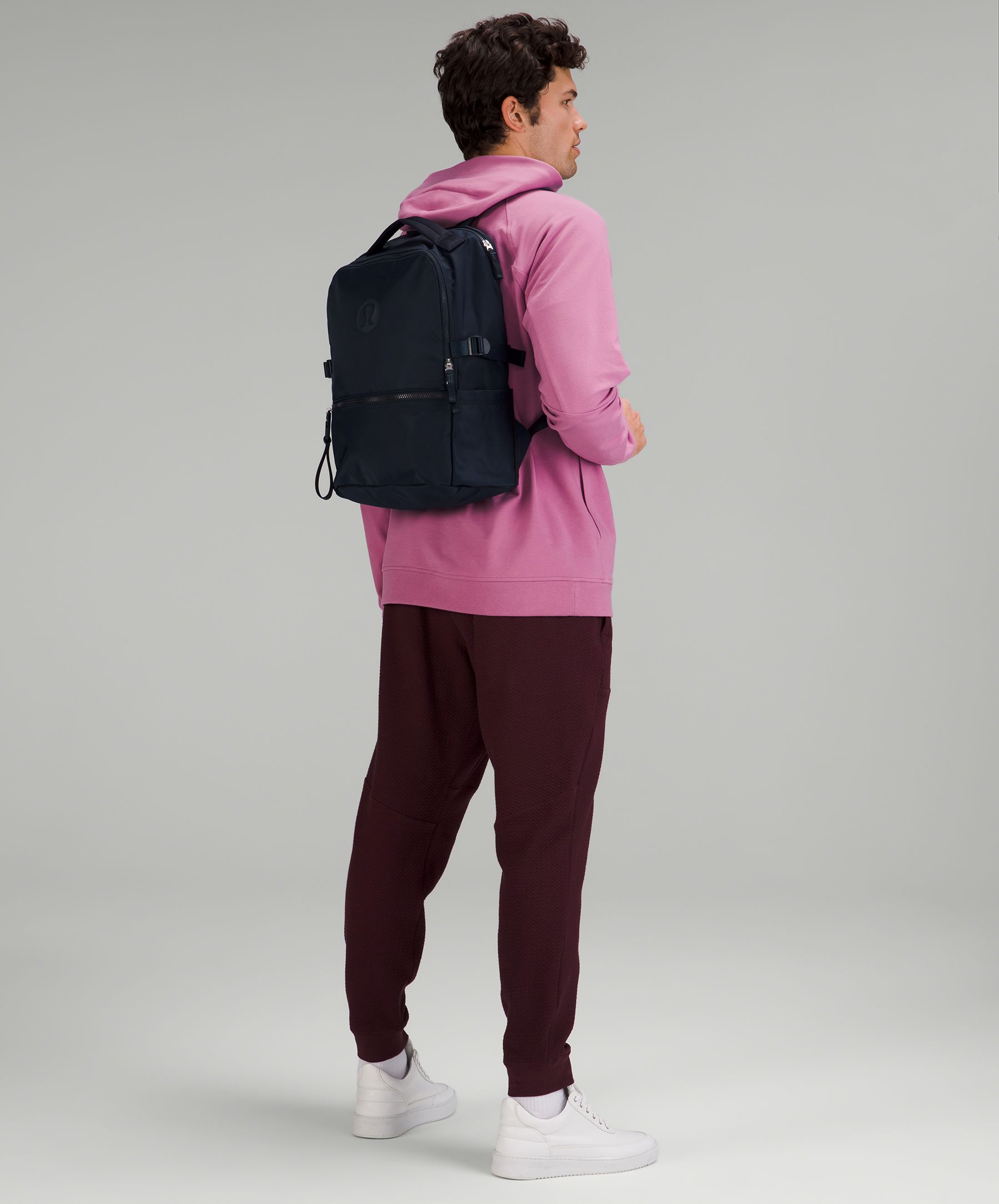 Shop Lululemon Backpack With Laptop Compartment - New Crew 22l Logo
