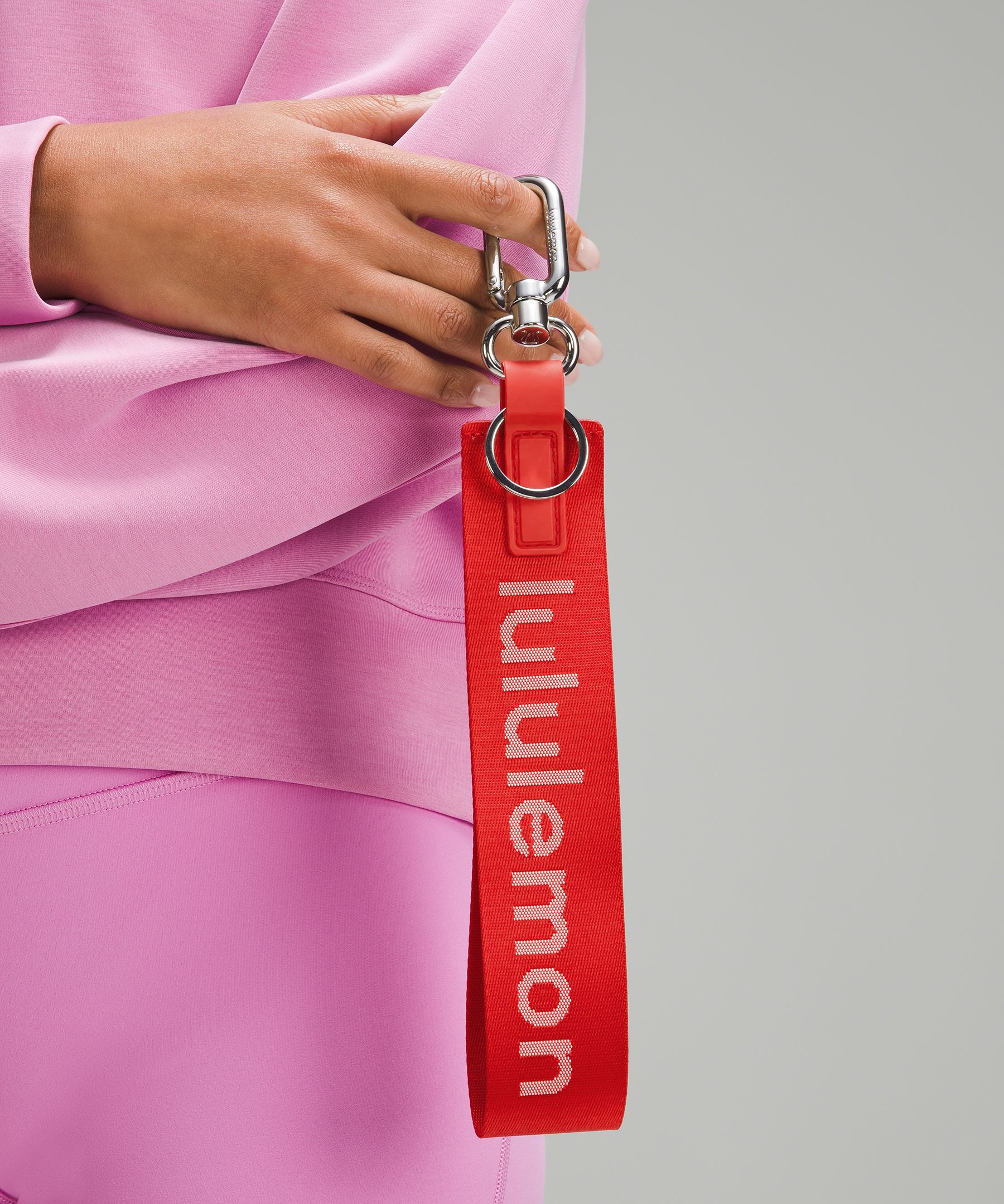 Lululemon Silicone Keychain - Red