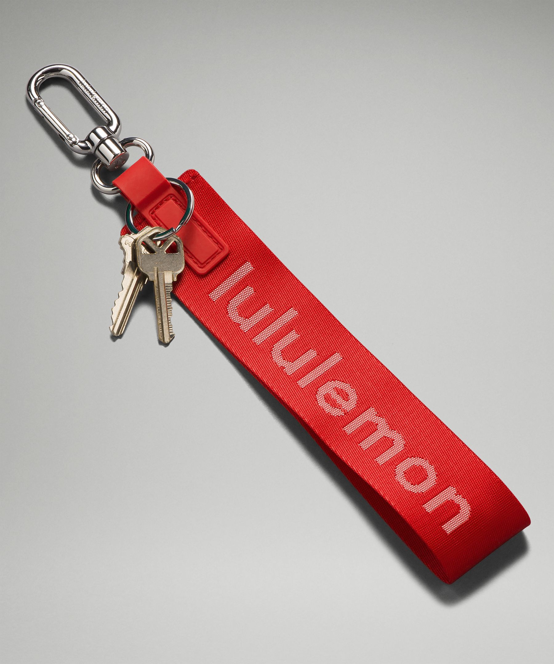 Lululemon Silicone Keychain - Red