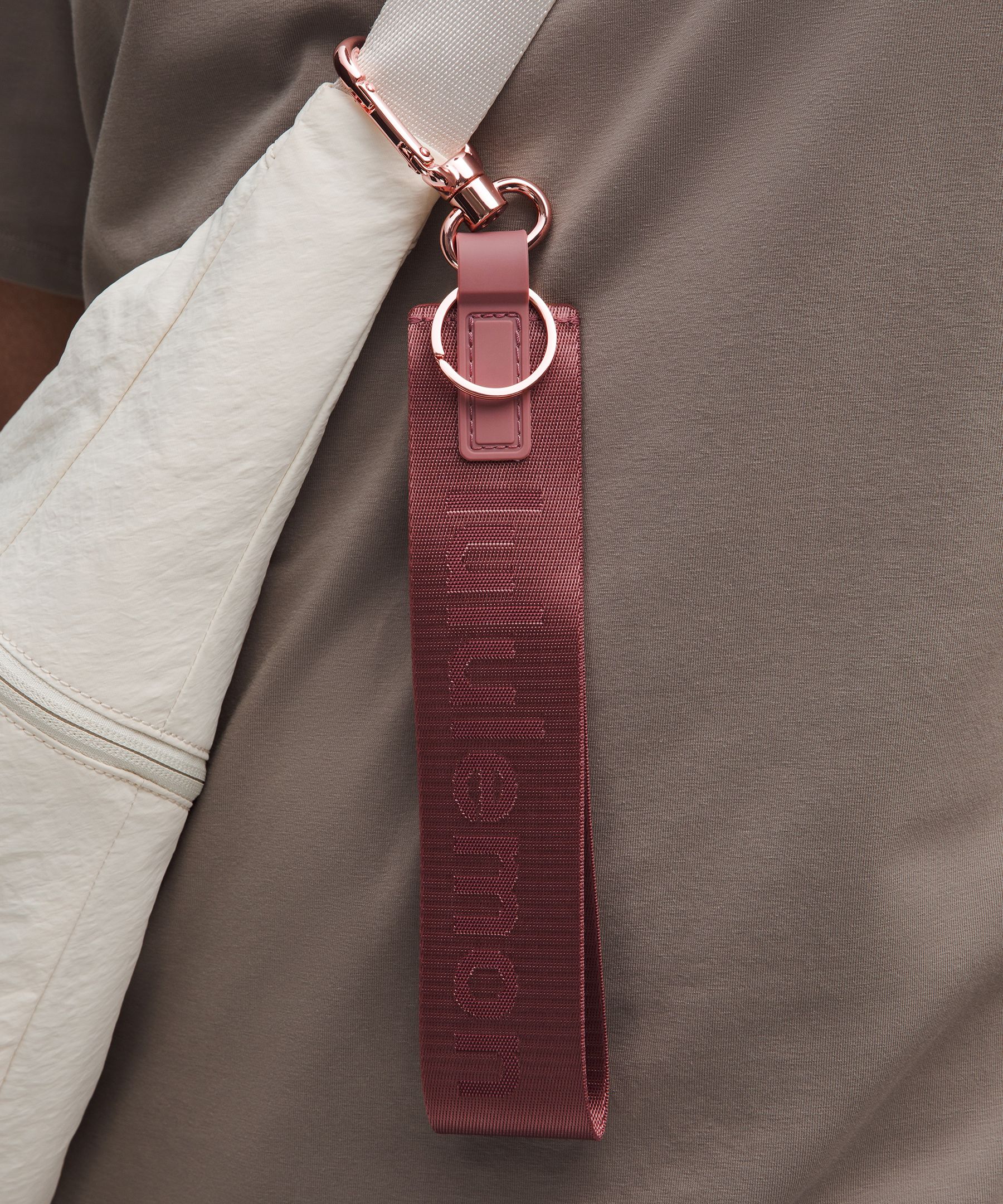 Lululemon Never Lost Keychain