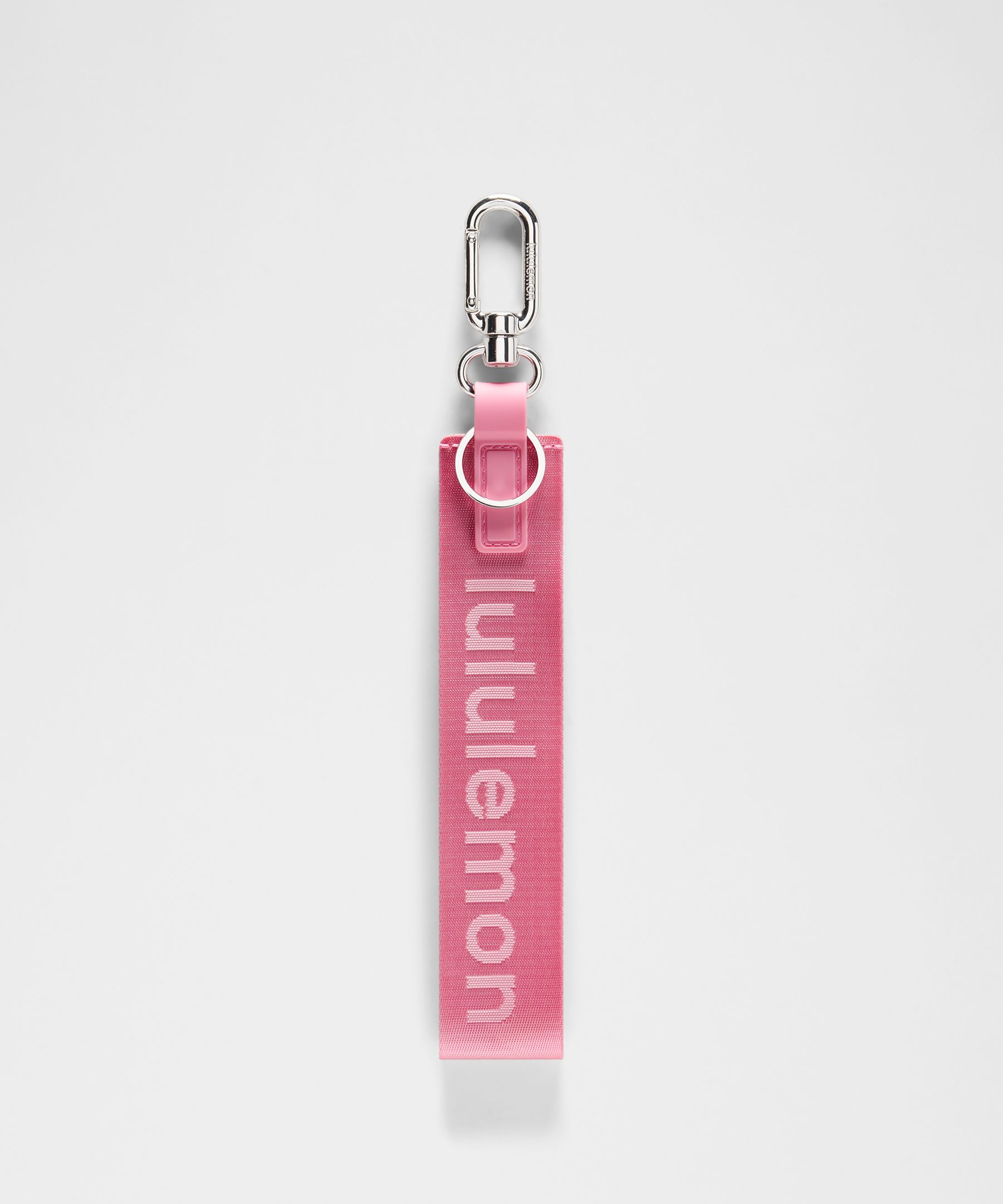 lululemon – Never Lost Keychain – Color Pink/Silver