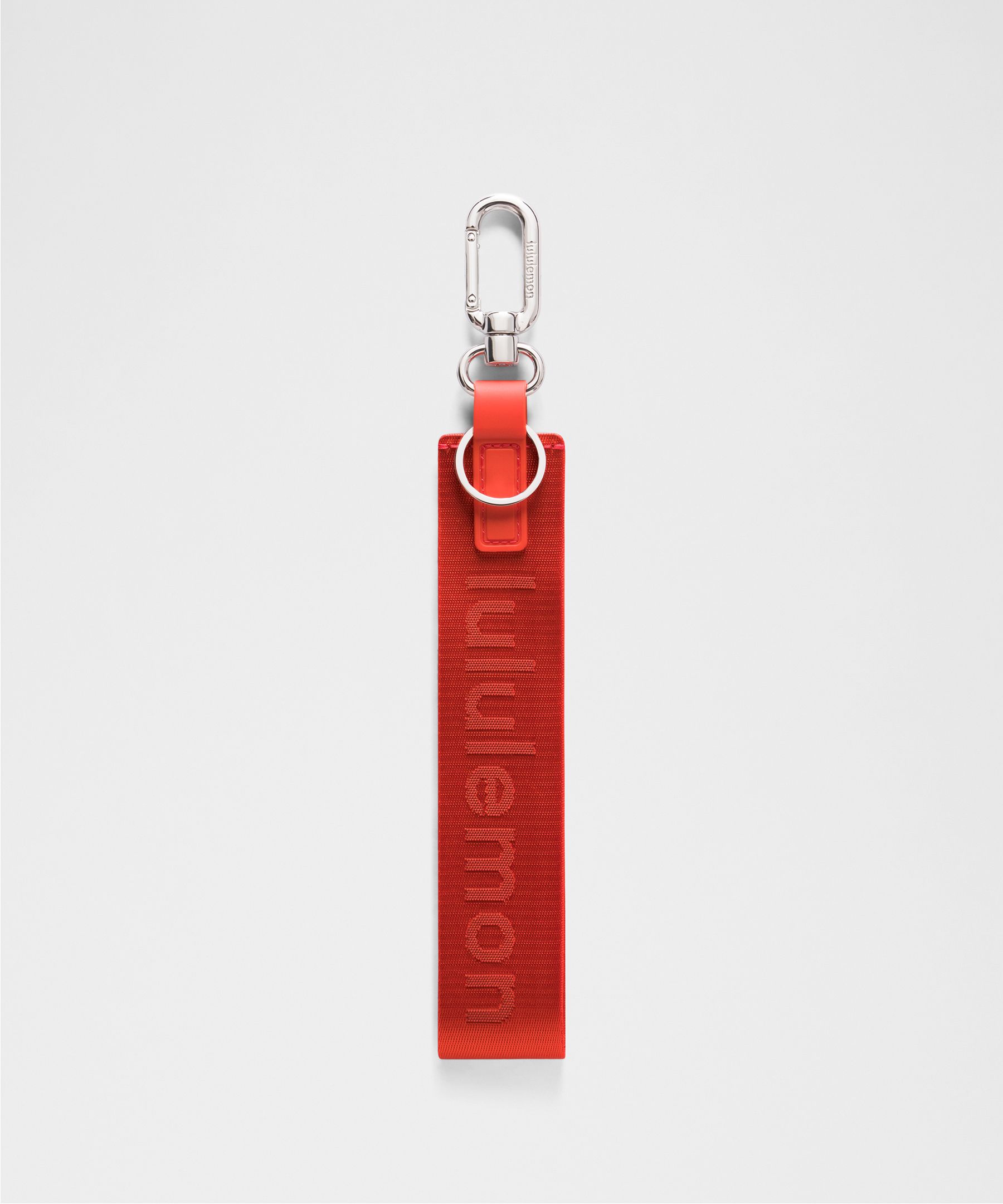 lululemon – Never Lost Keychain – Color Silver/Red