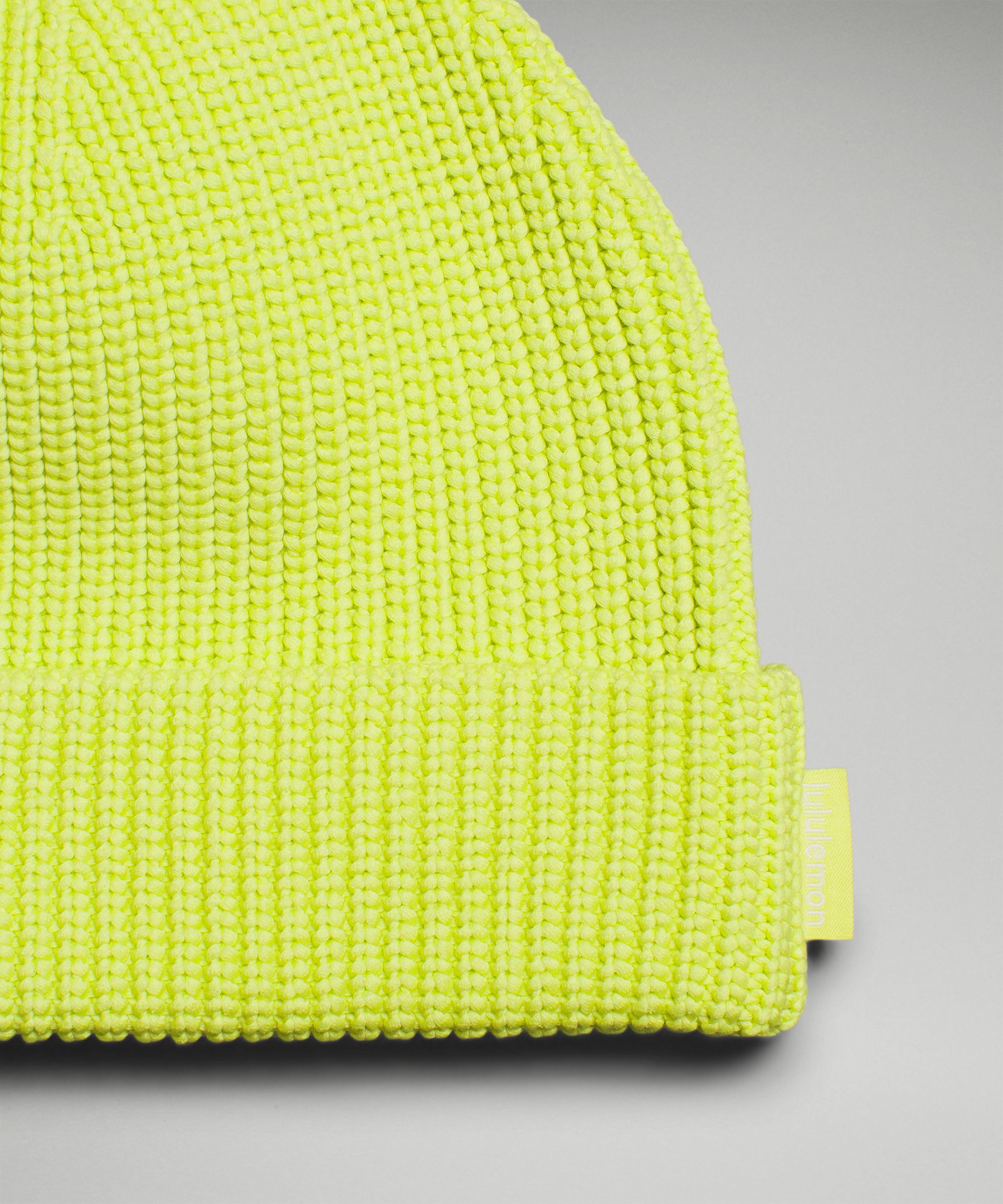 Shop Lululemon Close-fit Cotton-blend Ribbed Beanie