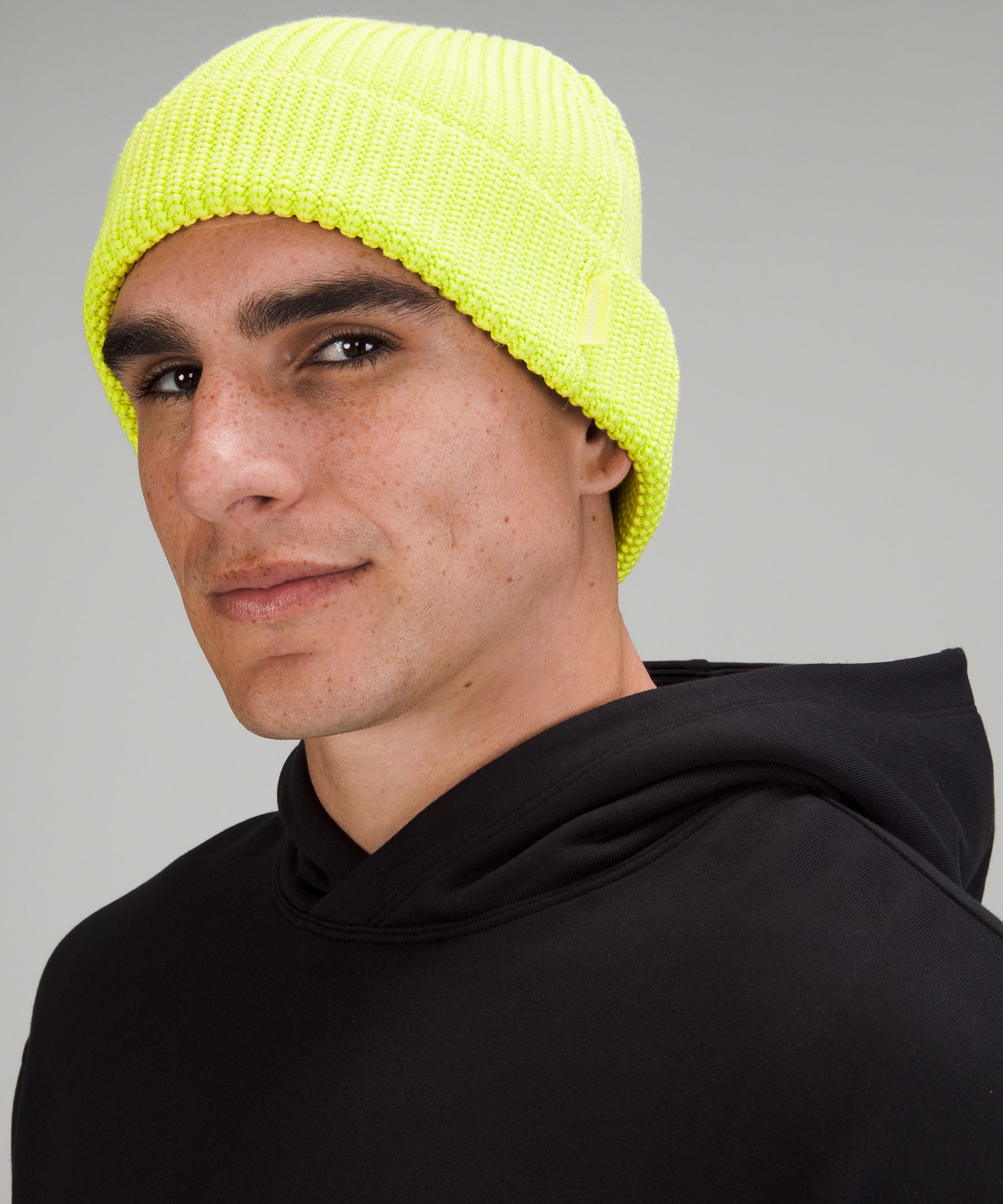 Shop Lululemon Close-fit Cotton-blend Ribbed Beanie