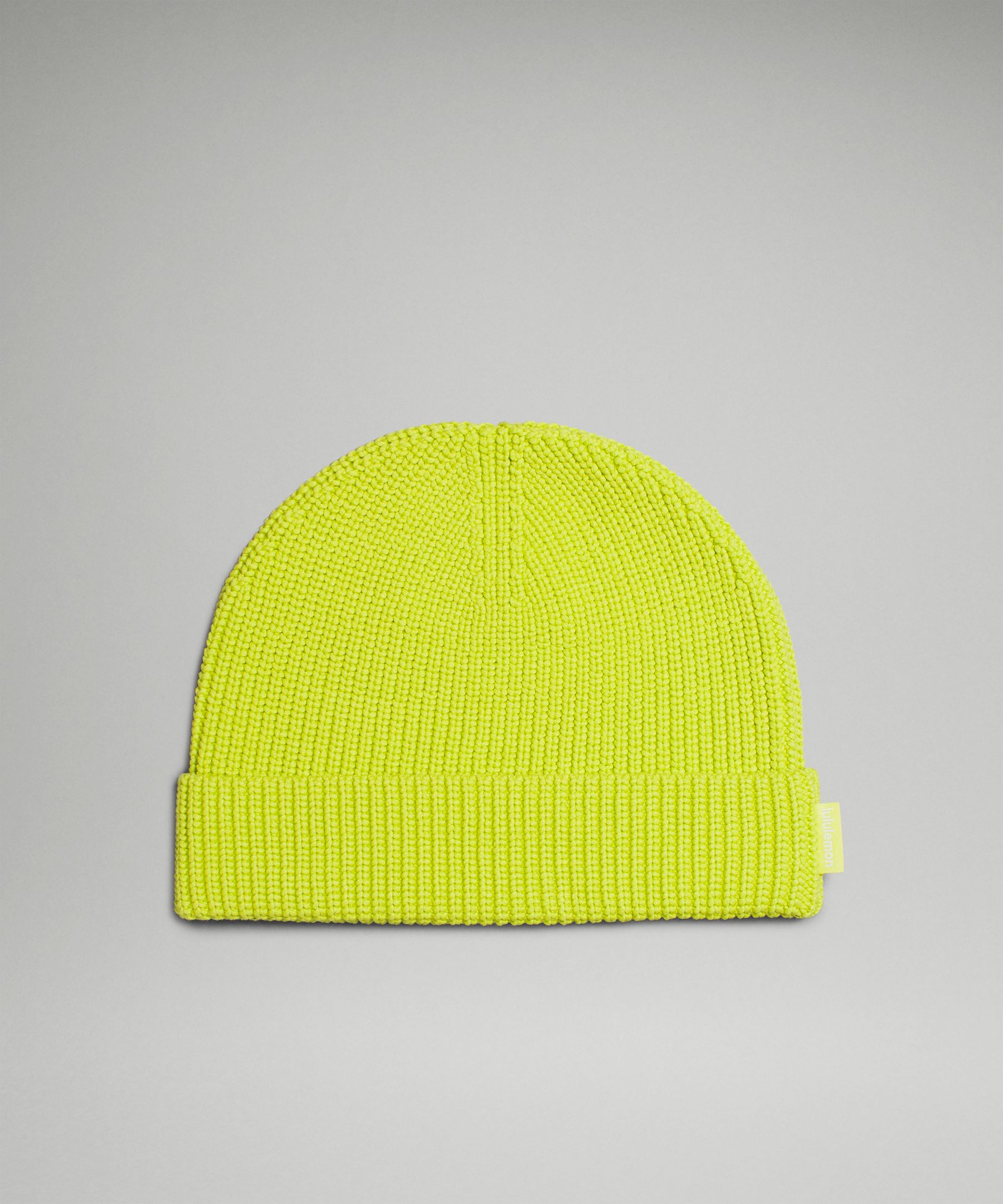 Close-Fit Cotton-Blend Ribbed Beanie | Unisex Hats