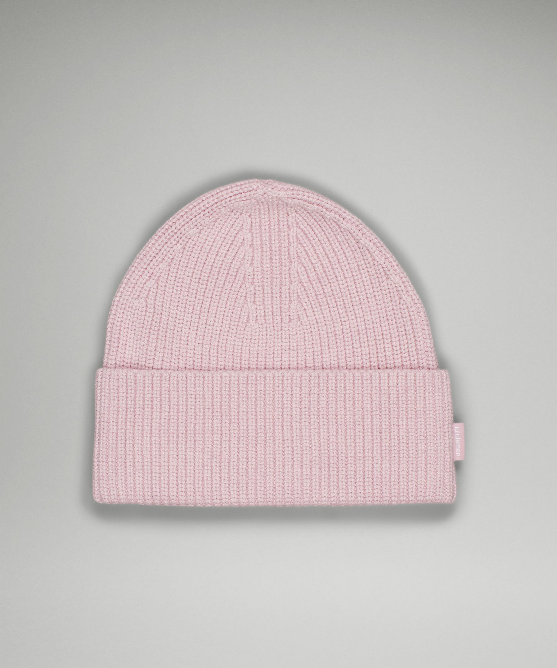 Lululemon Ribbed Merino Wool-blend Knit Beanie In Heathered 