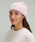 Bonnet côtelé en tricot en mélange de laine mérinos