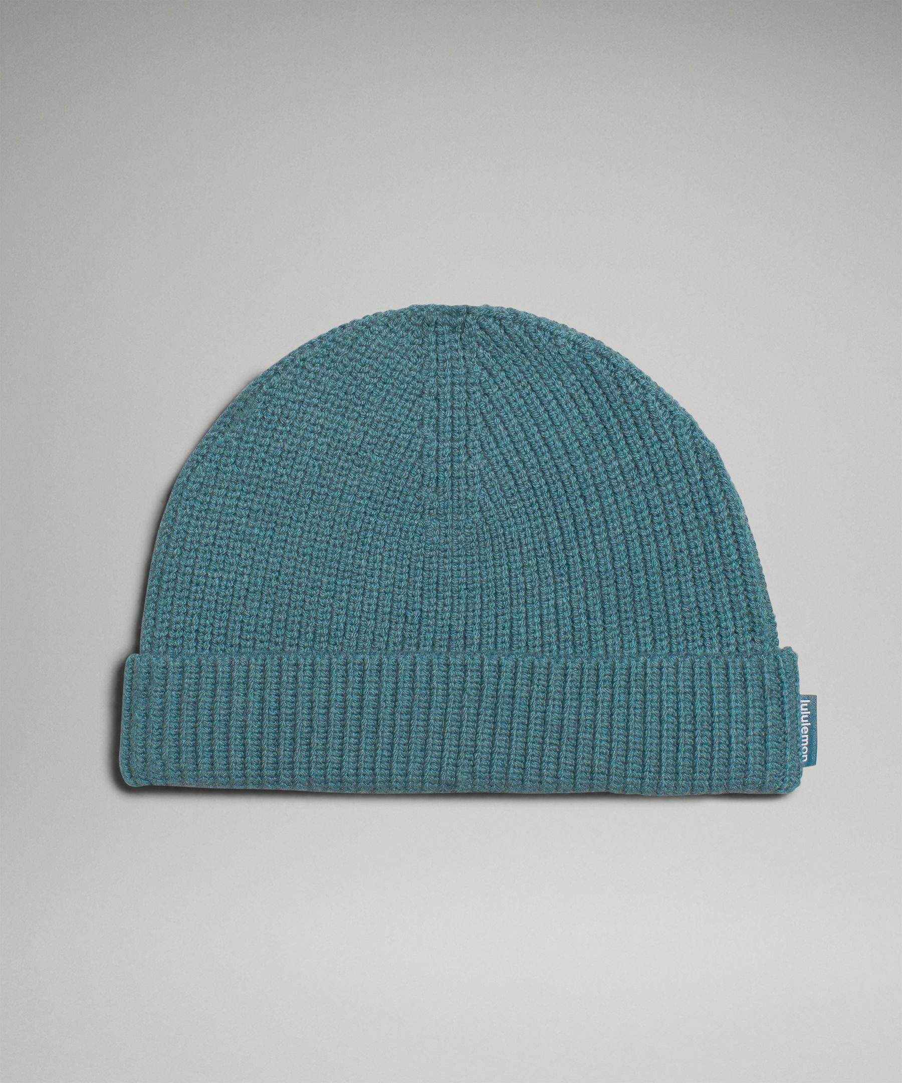Close-Fit Wool-Blend Ribbed Knit Beanie, Hats