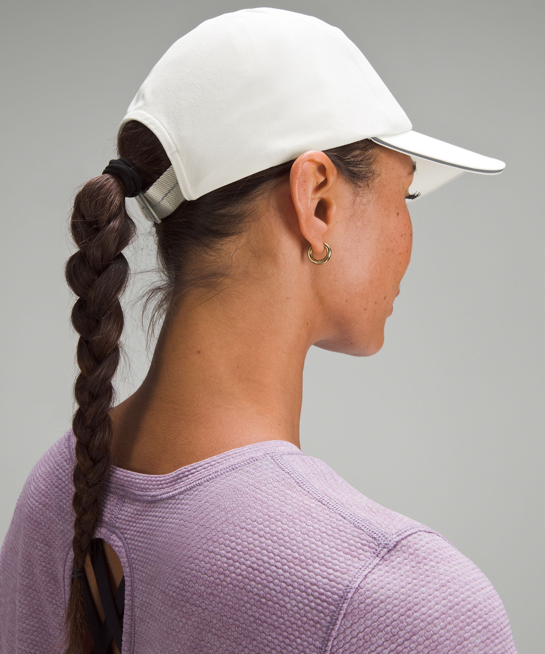 SELL] [US] NWT Lululemon Women's Fast and Free Ponytail Running Hat -  Velvet Dust & White : r/lululemonBST