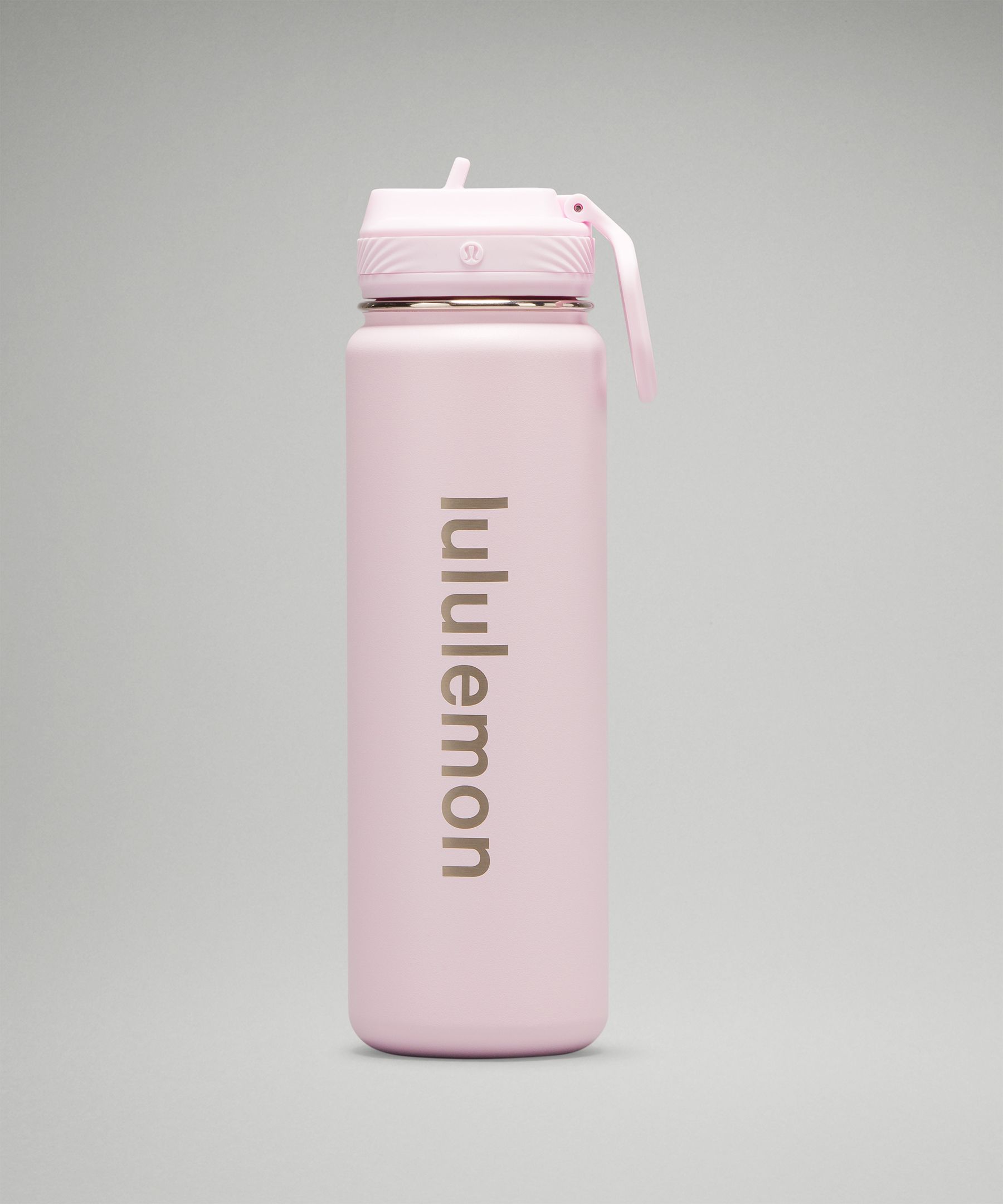 Lululemon Back To Life Sport Bottle 24oz Straw Lid In Pink