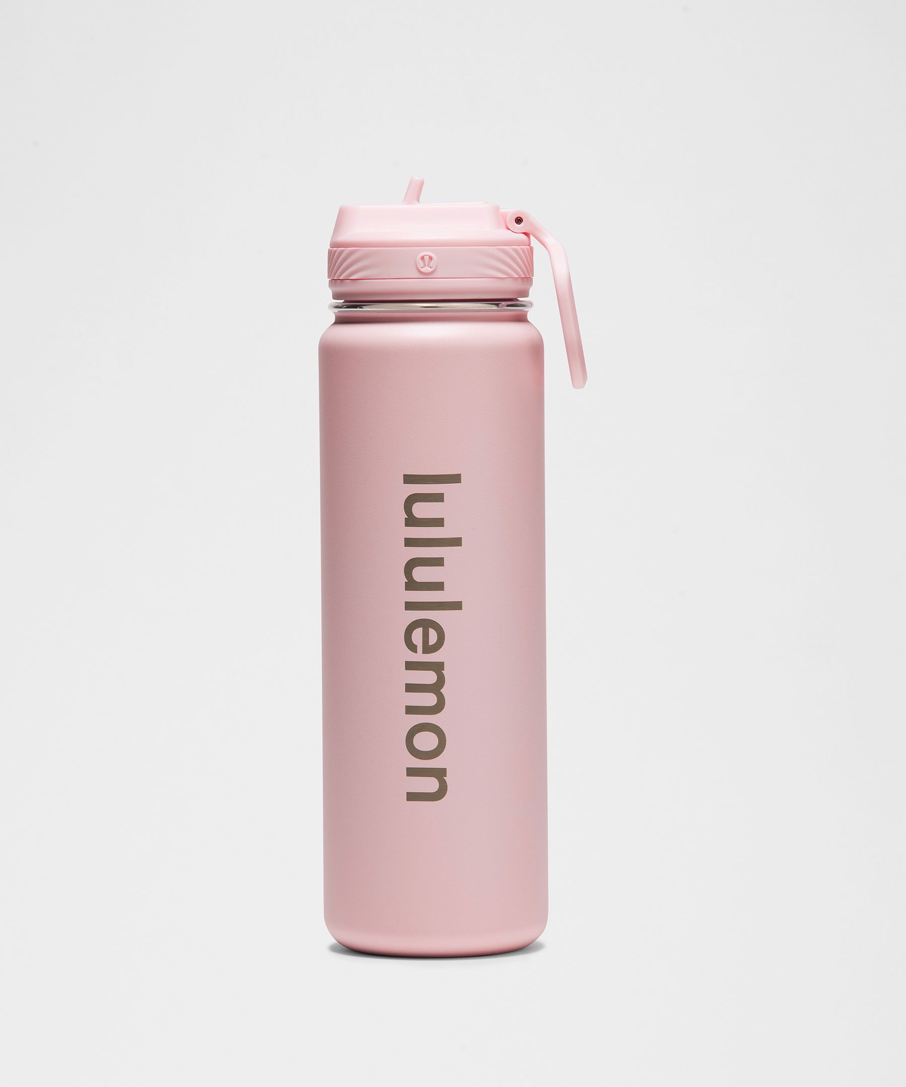 Lululemon Back To Life Sport Bottle 24oz Straw Lid In Pink