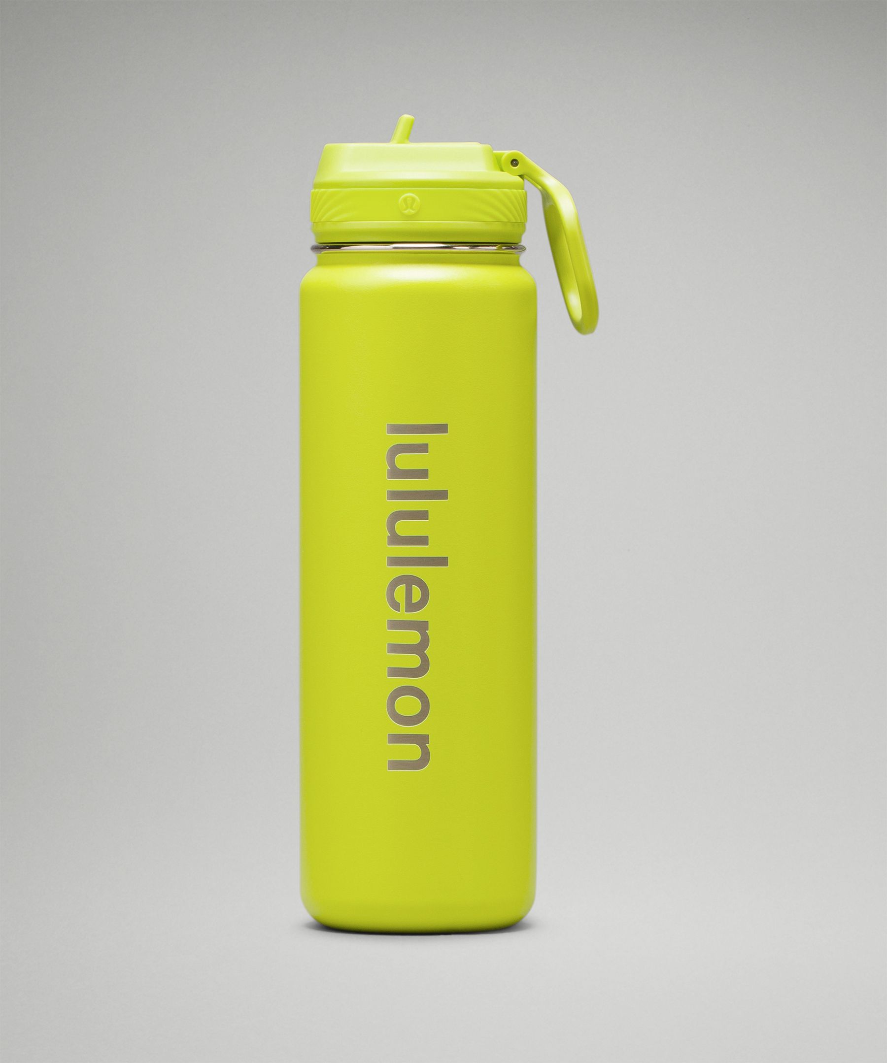 Lululemon Back to Life Sports Bottle 32oz This insulated water bottle  features a leak-proof lid and slip-free texture, so your drink is