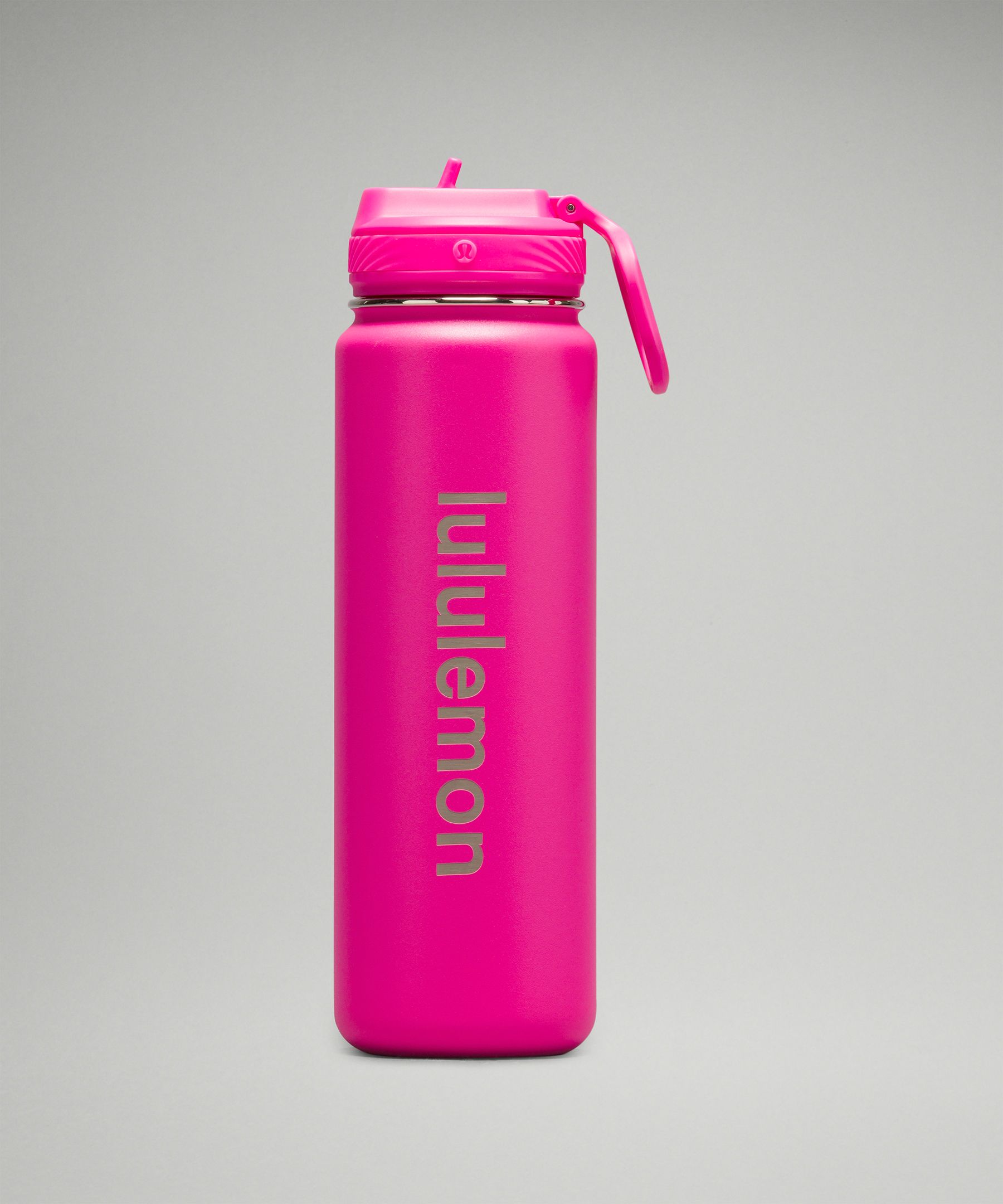 Back to Life Sport Bottle 24oz Straw Lid - Pink,Neon