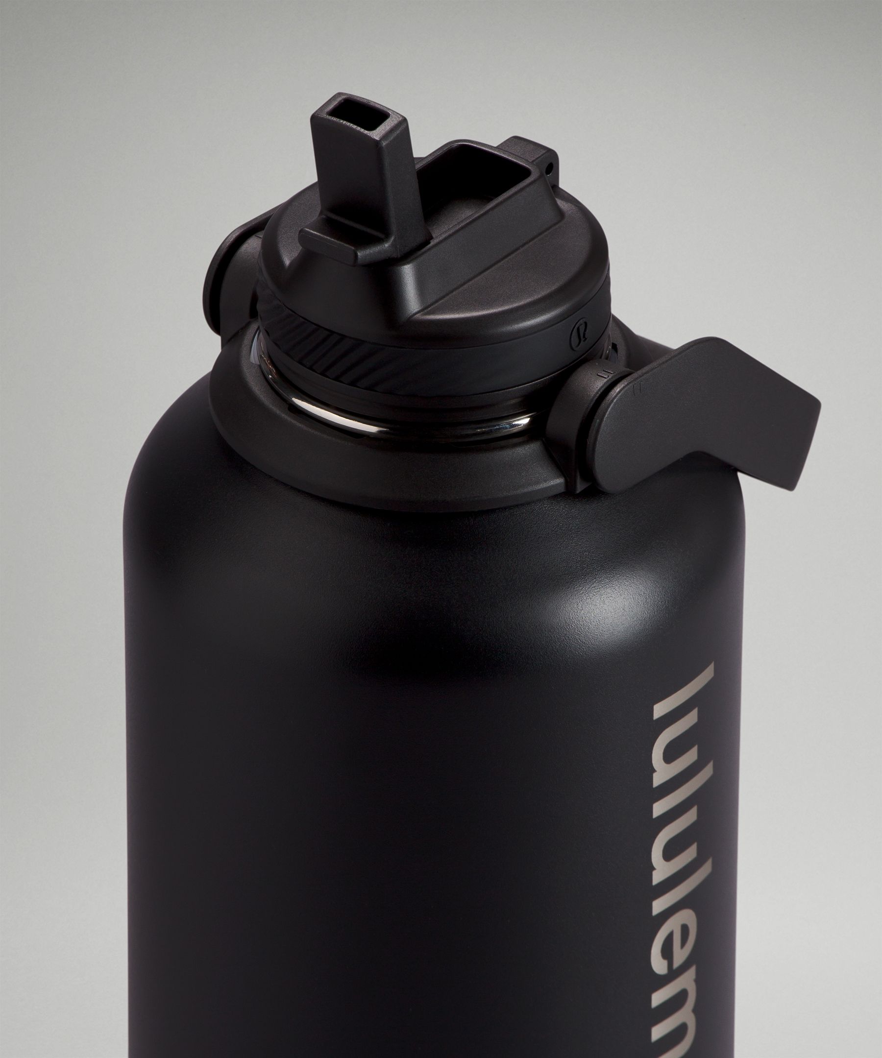 Lululemon Back to Life Sport Water Bottle Straw Lid 710ml/18 oz - Green