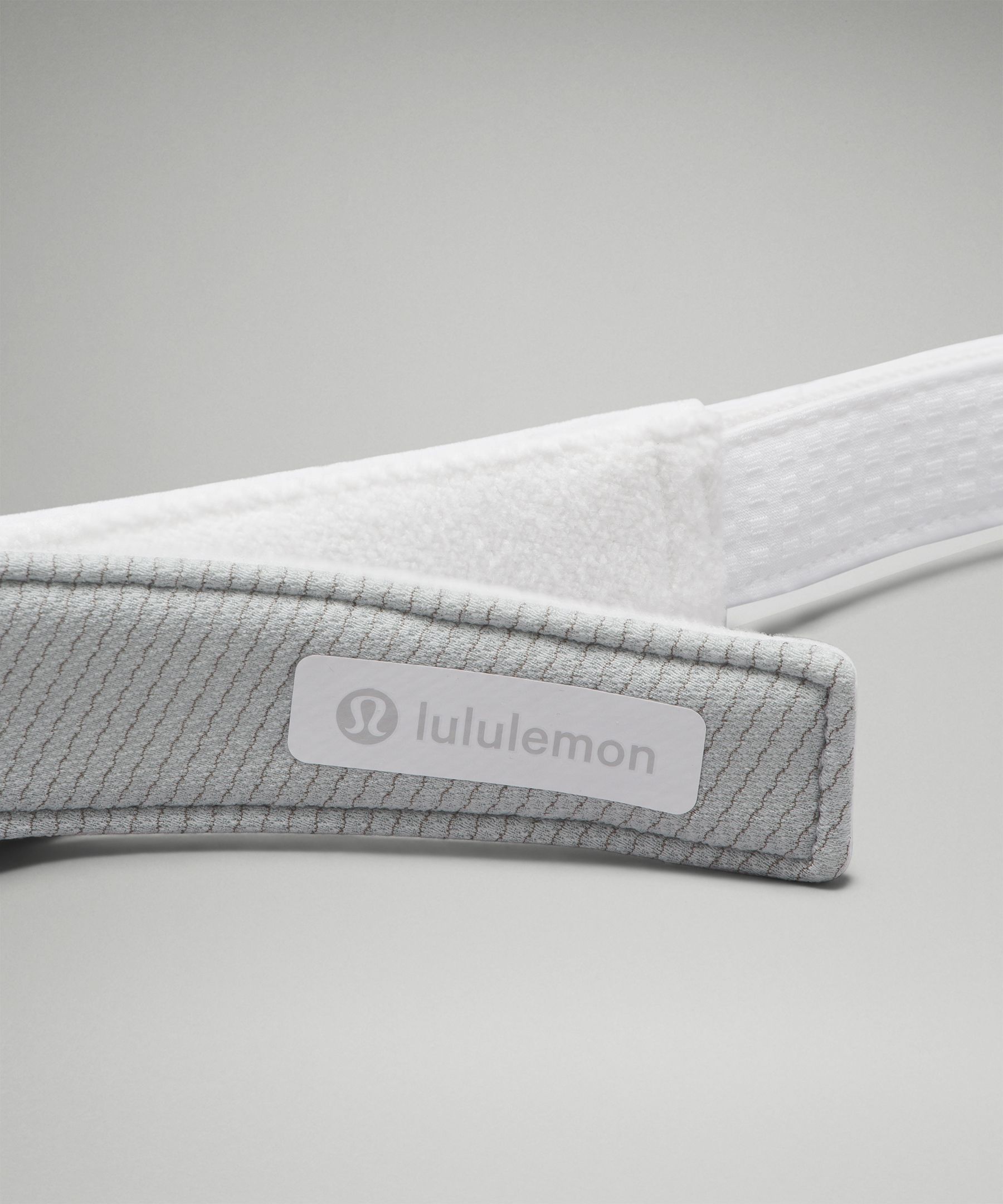 Shop Lululemon Removable Sweatband All-sport Visor Wordmark