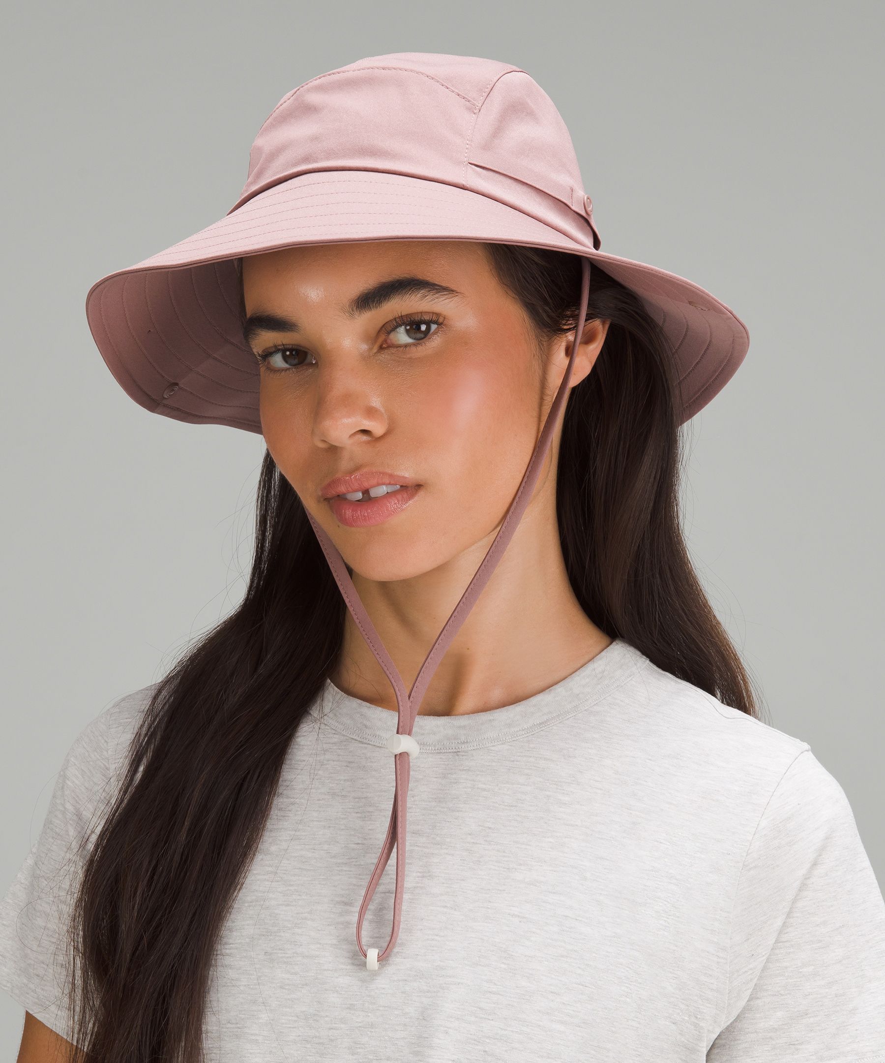 Uv Sunscreen Wide Brim Hat With Face Cover & Neck Grip. Upf50+ Protection.  Made Of Taslon Nylon Fabric. - Buy Hong Kong SAR Wholesale Uv, Bucket Hats,  Garment, Outdoor, Hat