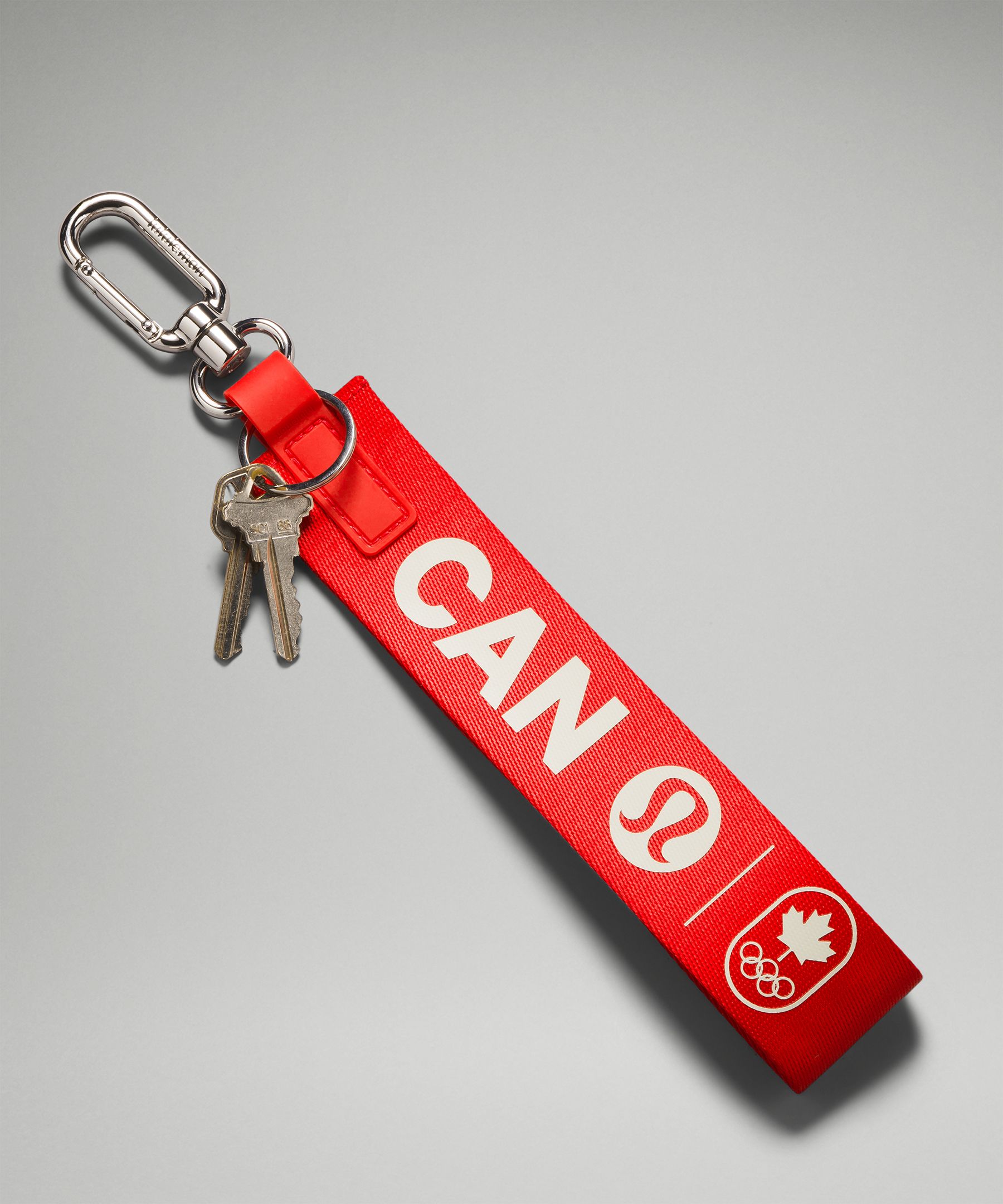 Lululemon Team Canada Never Lost Keychain *Canadian Olympic Team Logo. 4