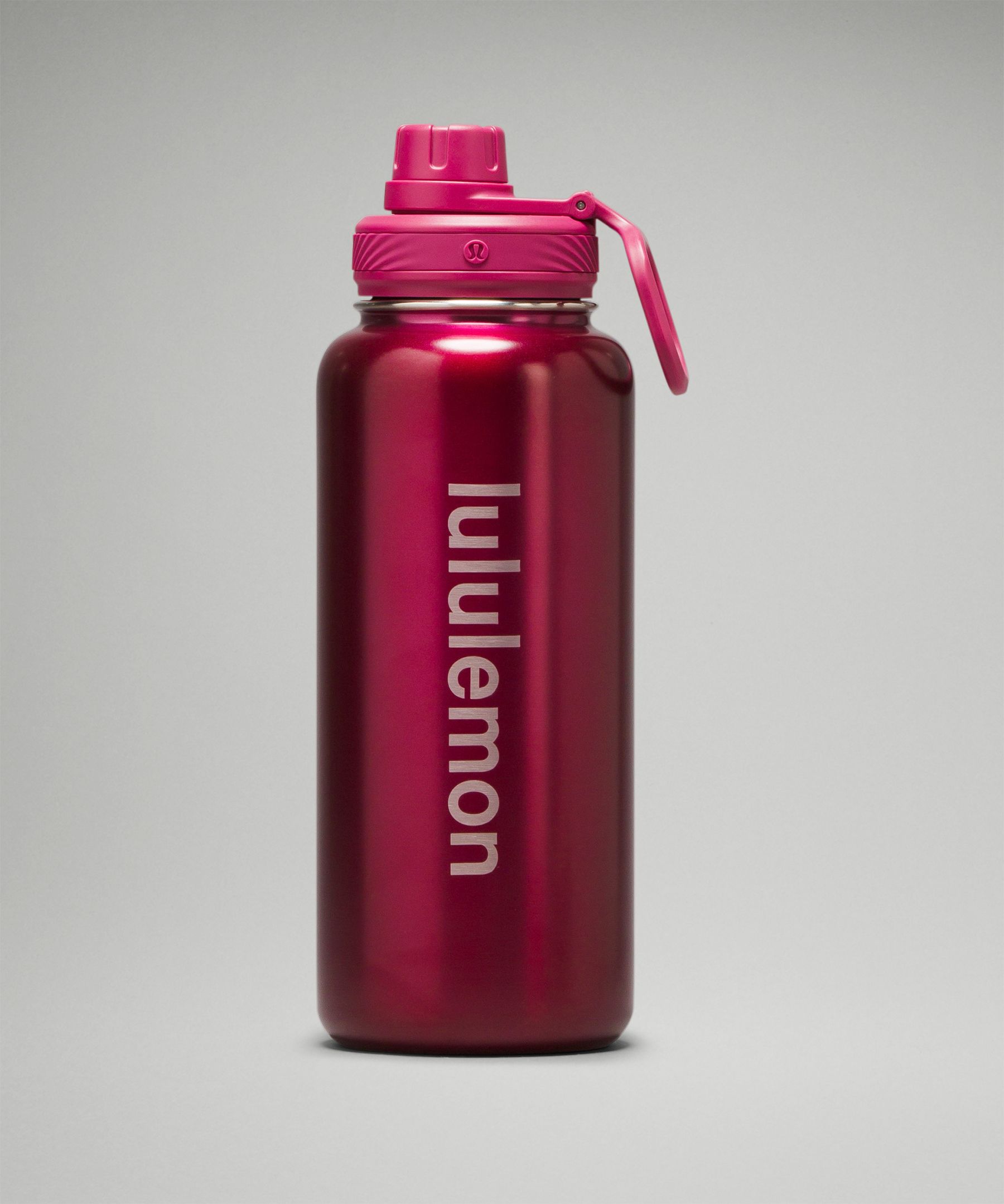 Lululemon Back To Life Sport Bottle 32oz Shine In Burgundy | ModeSens