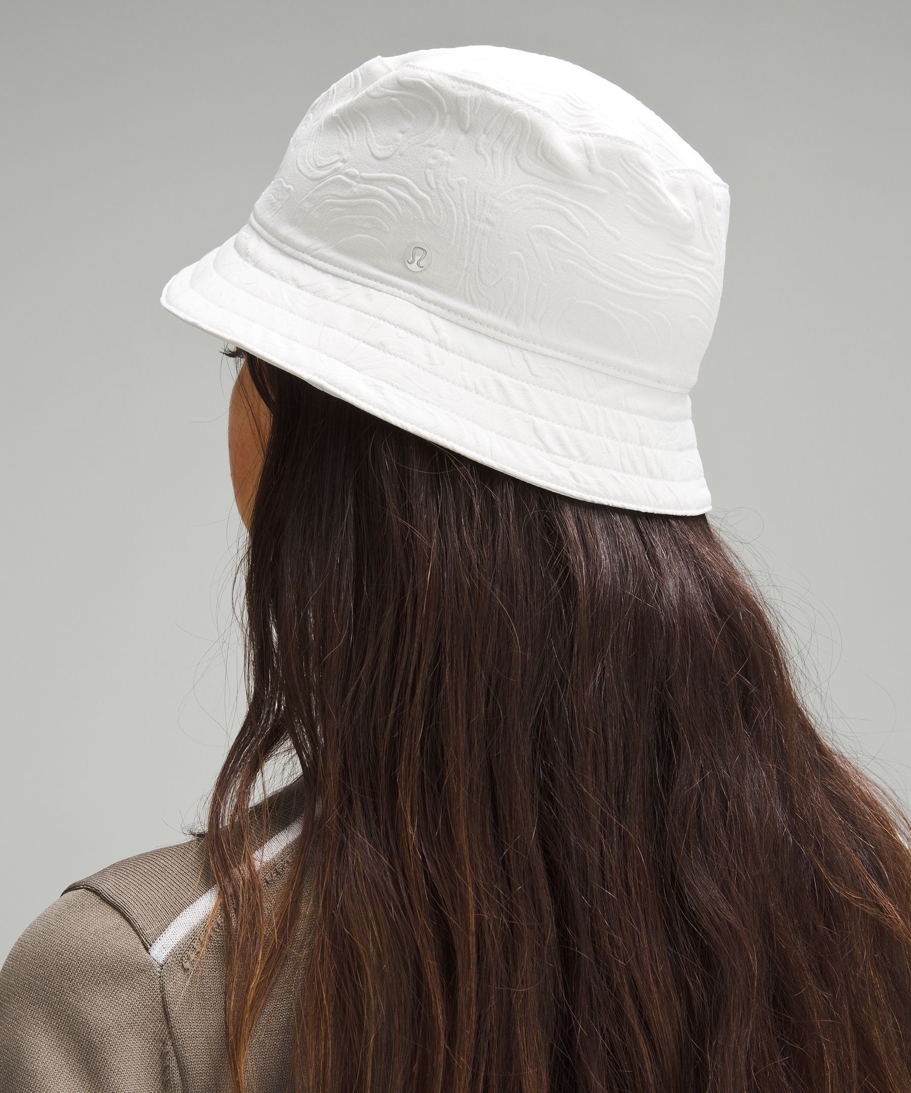 Lululemon Both Ways Reversible Bucket Hat Manifesto Print - Black/White - Size S/M