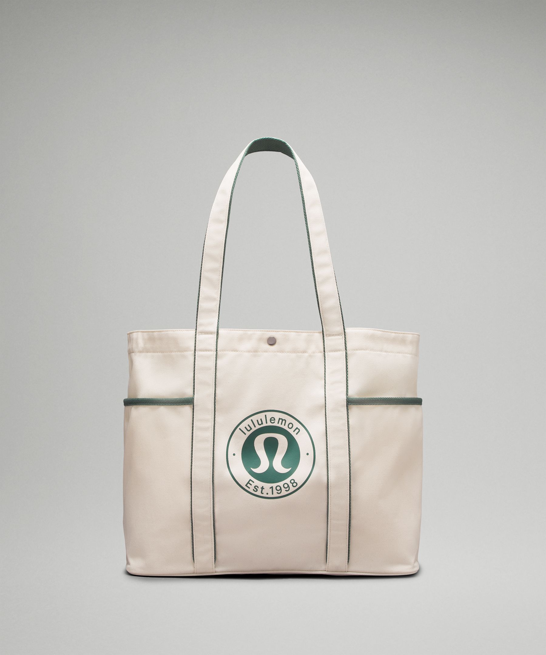 Logo canvas tote bag