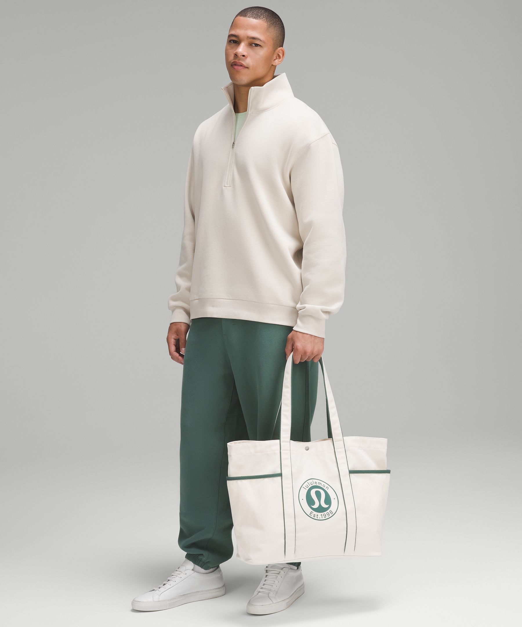 Daily Multi-Pocket Canvas Tote Bag 20L *Logo