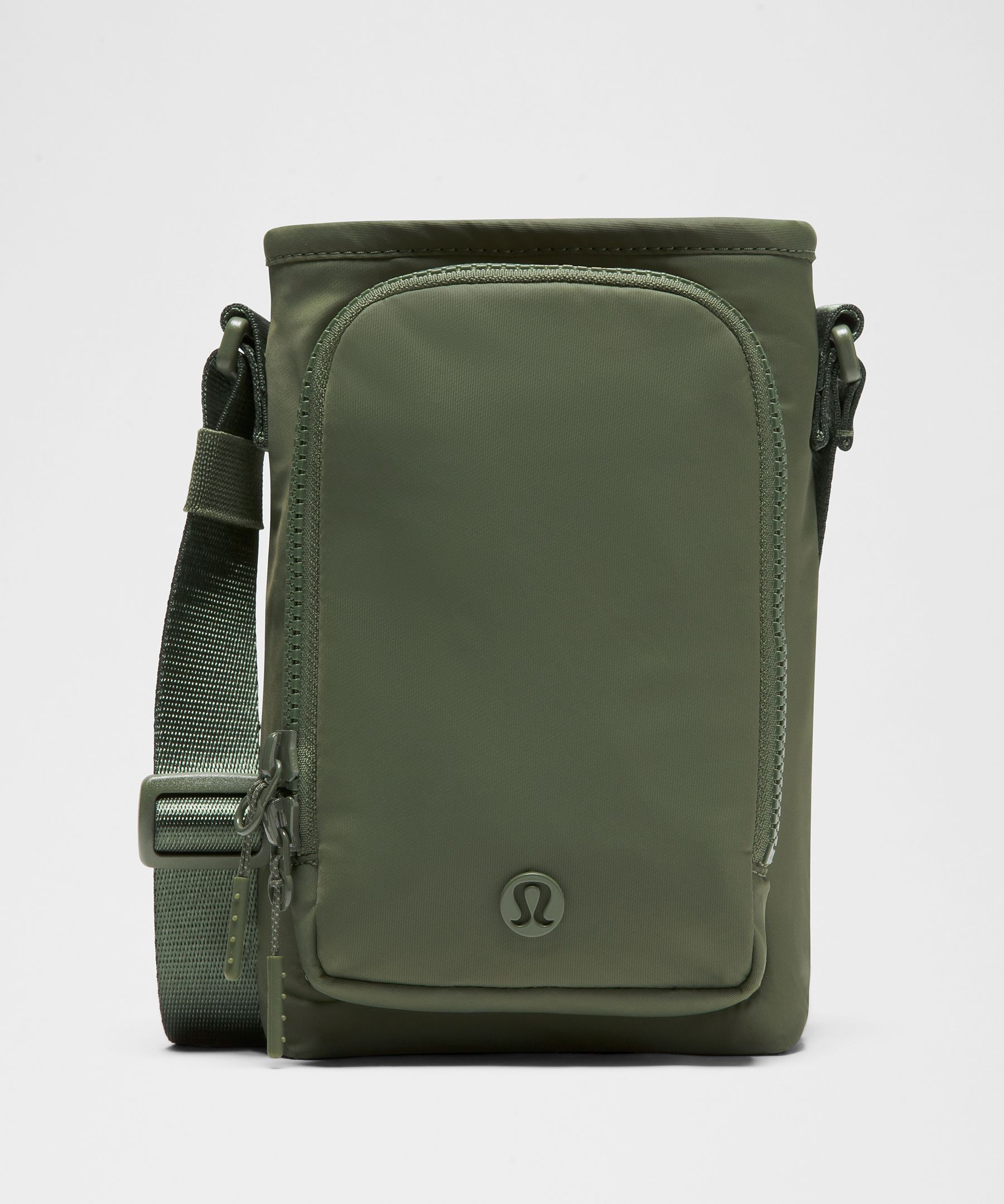 Water Bottle Crossbody with Front Pocket 2L