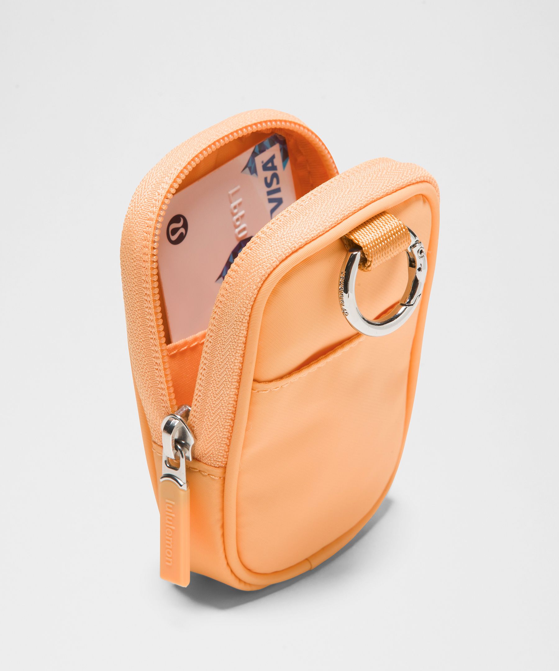 Lululemon - Clippable Nano Pouch - Orange/rock Melon