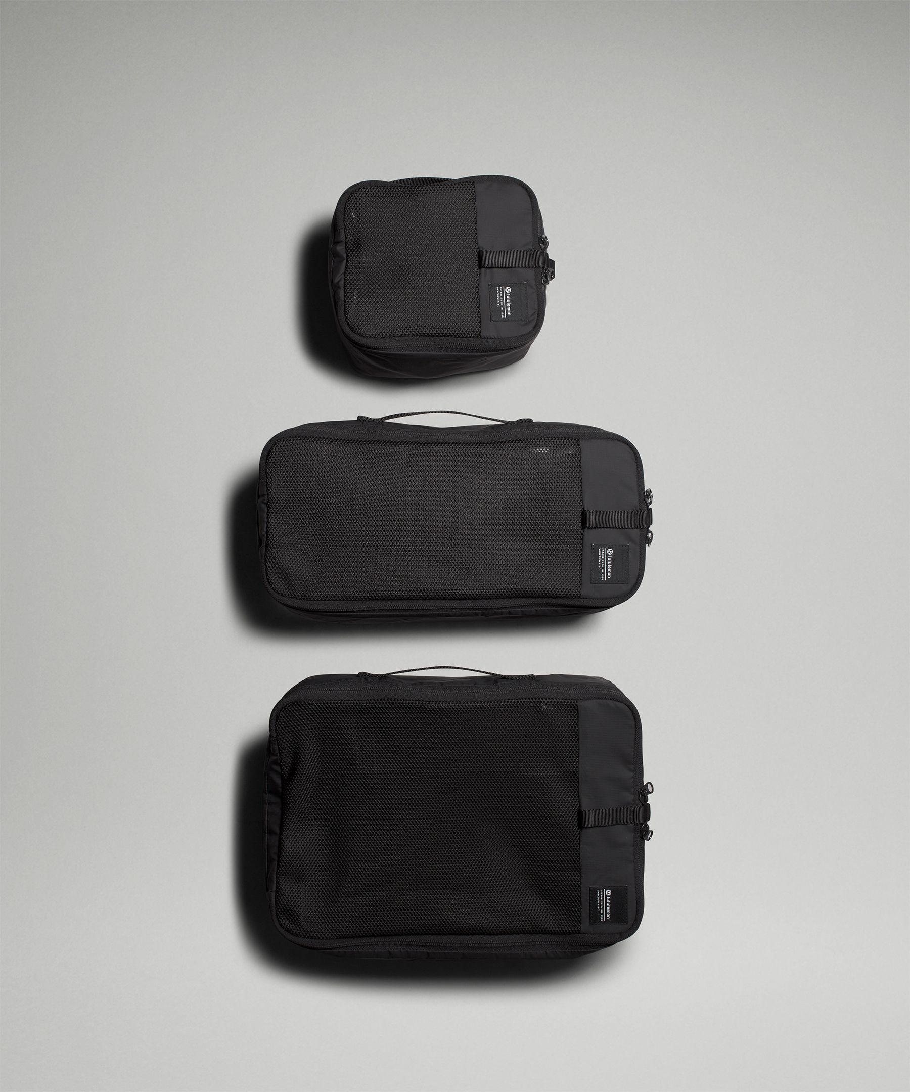 Shop Lululemon Travel Packing Cubes 3 Pack